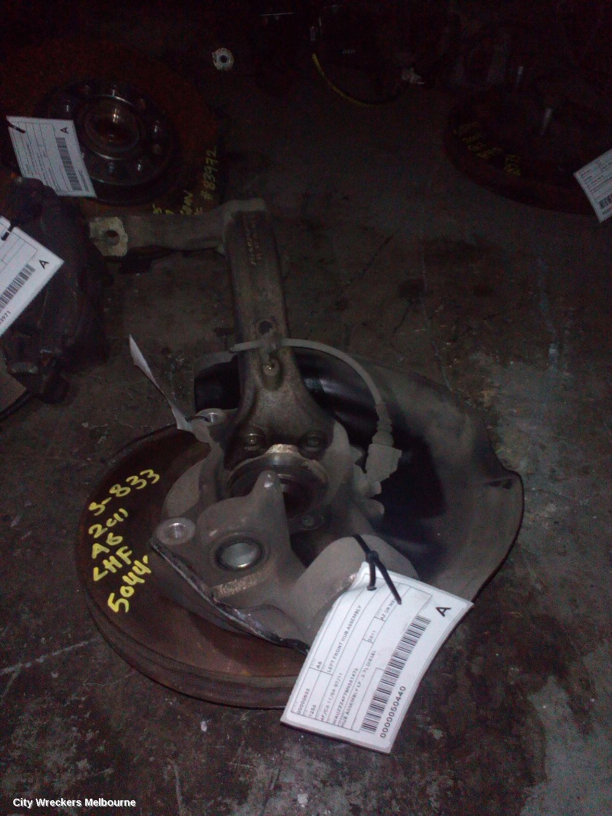 AUDI A6 LEFT FRONT HUB ASSEMBLY, 4F/C6, FWD, 11/2004 - 07/2011 - Image 2