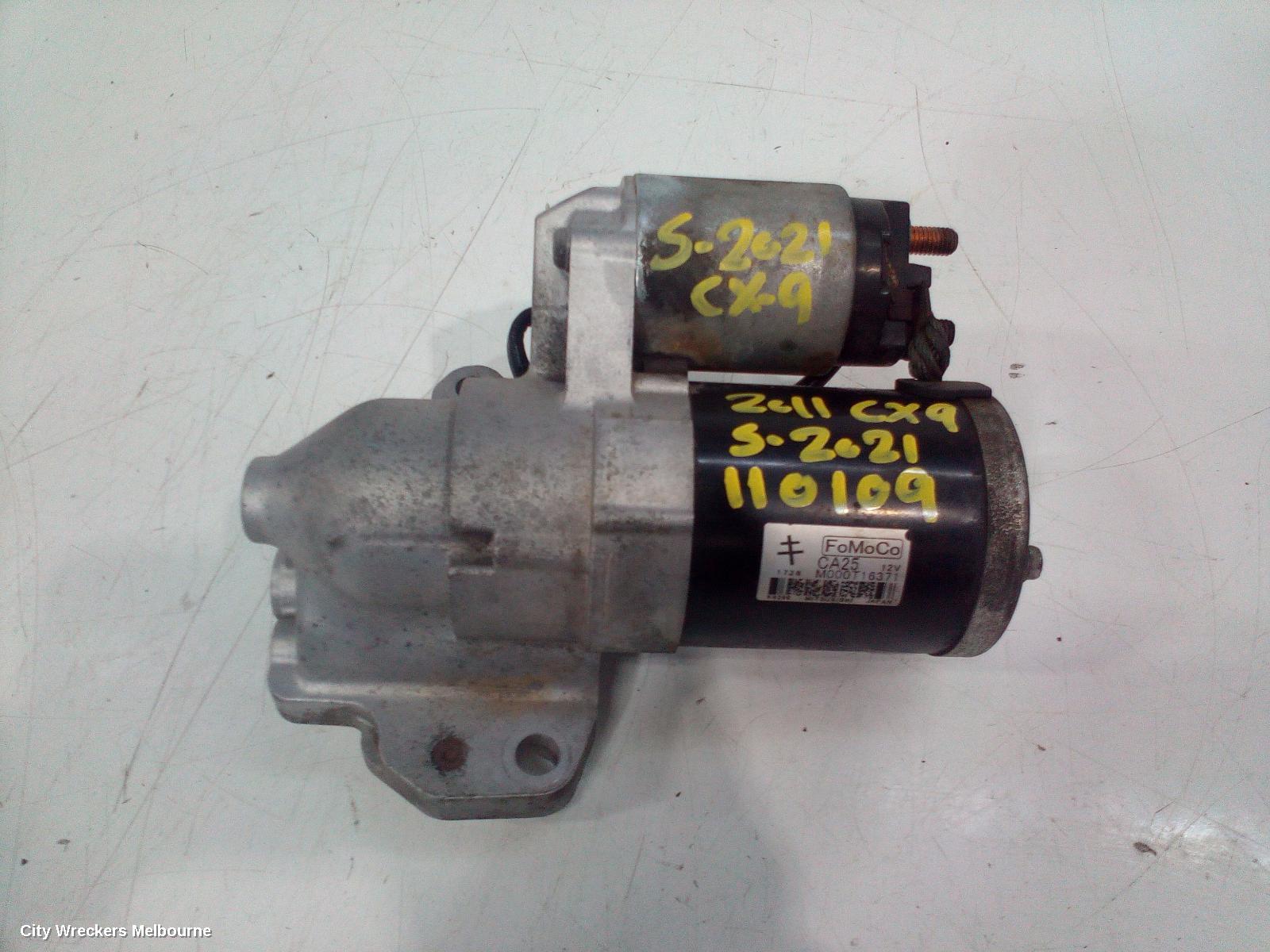 MAZDA CX9 STARTER, PETROL, 3.7, FWD, TB, 06/2011 - 12/2015 - Image 1