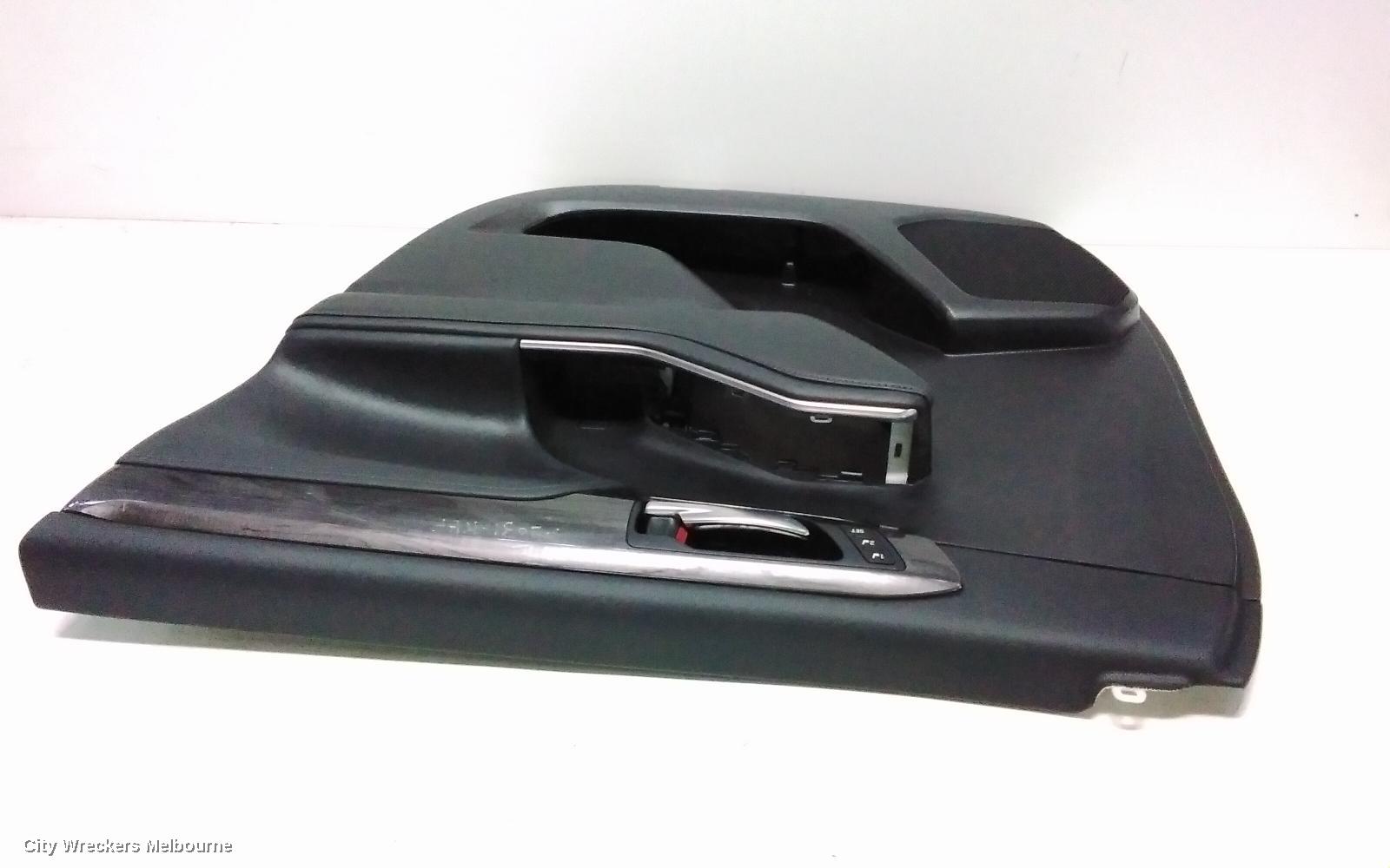 TOYOTA KLUGER DOOR TRIM, RH FRONT, XU70 SERIES, GRANDE, LEATHER, BLACK, 03/2021 ONWARDS - Image 1