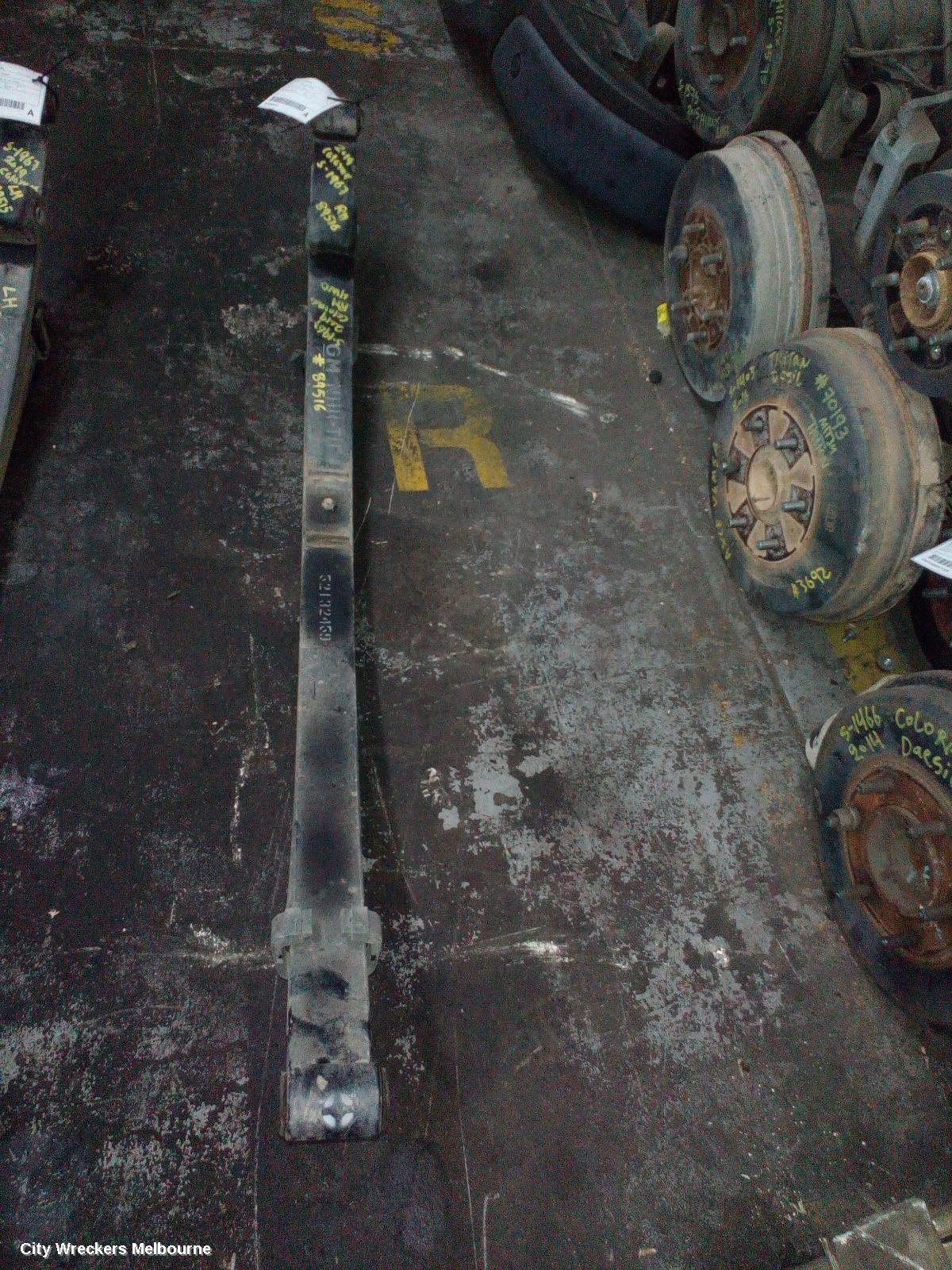 HOLDEN COLORADO REAR LEAF SPRING, RG, RH SIDE, DUAL CAB, 4 LEAF, 07/2016 - 12/2020 - Image 1