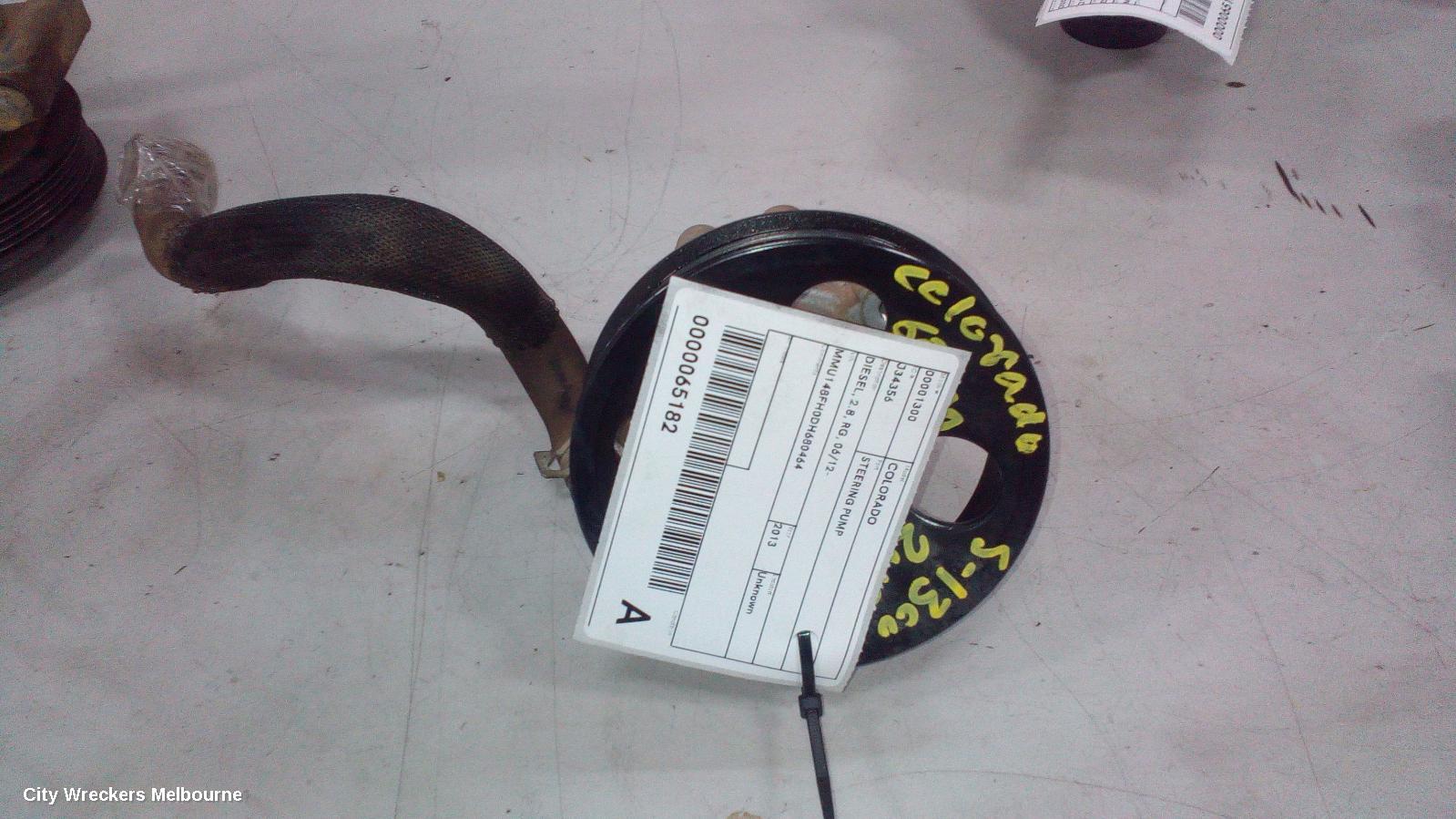 HOLDEN COLORADO STEERING PUMP, DIESEL, 2.5/2.8, RG, 01/2012 - 06/2016 - Image 1