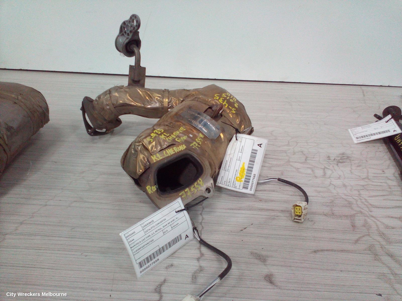 JEEP CHEROKEE CATALYTIC CONVERTER, MANIFOLD-CAT TYPE, 3.2, PETROL, REAR (RH SIDE), KL, 02/2014 - 03/2018 - Image 1