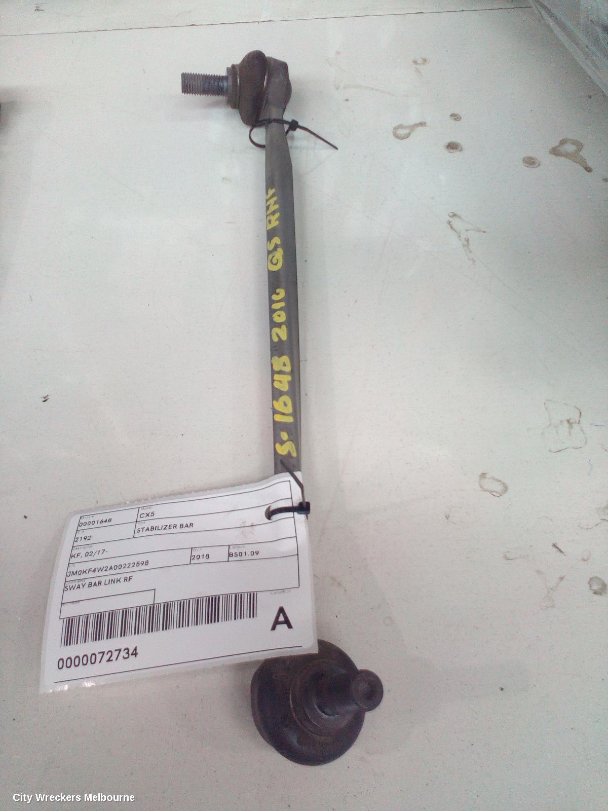 MAZDA CX5 STABILISER BAR, KF, RH FRONT SWAY BAR LINK, 02/2017 ONWARDS - Image 3