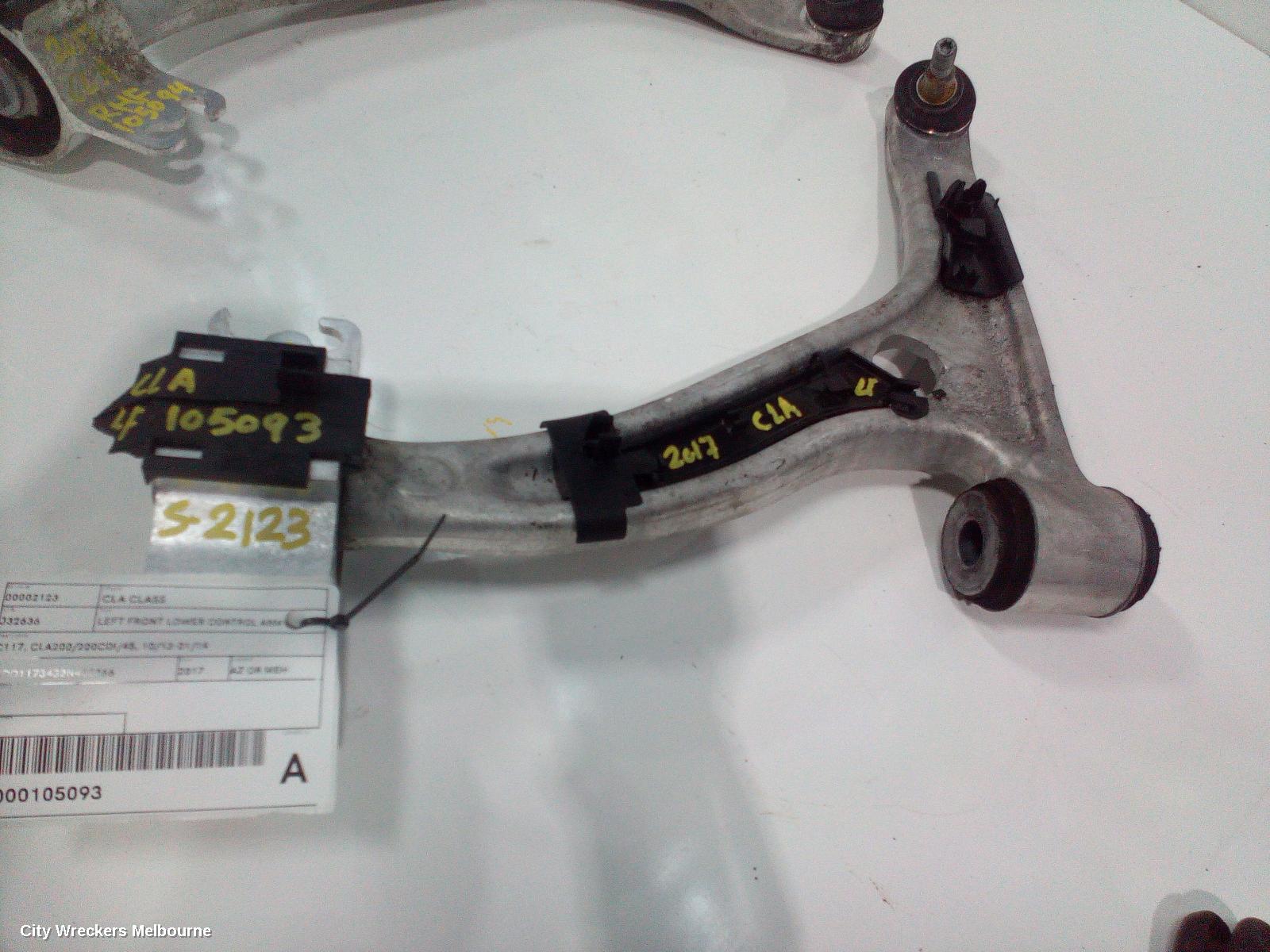 MERCEDES CLA CLASS LEFT FRONT LOWER CONTROL ARM, C117/X117, NON VARIABLE TYPE, CLA180/CLA200/CLA200CDI/CLA250, 09/2013 - 01/2019 - Image 1