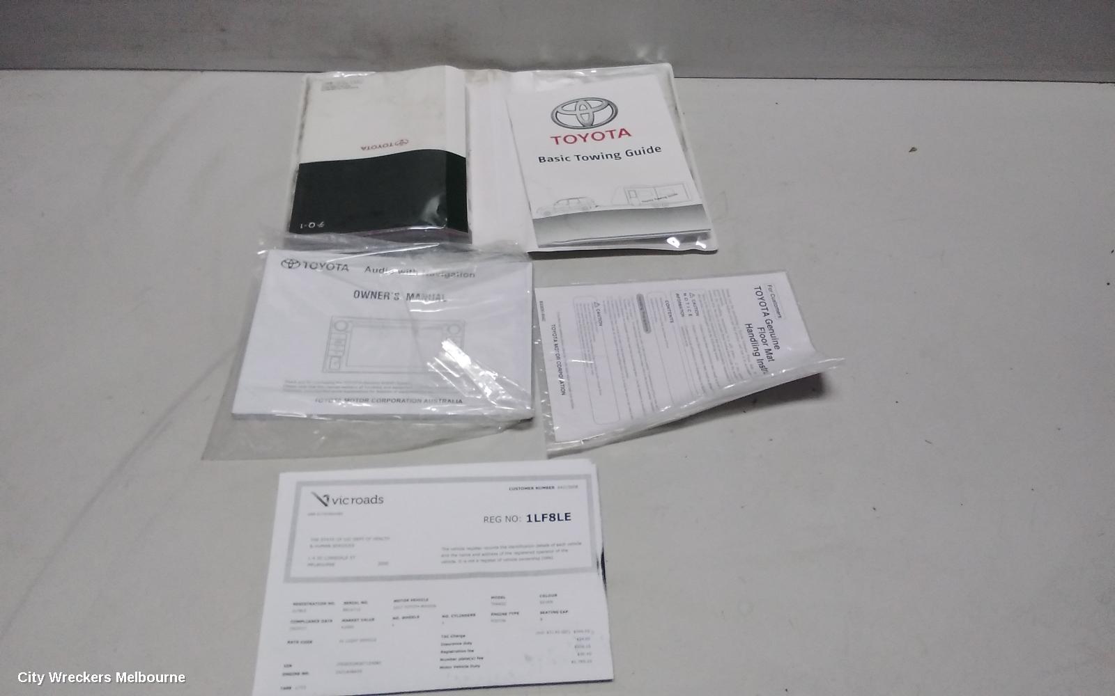 TOYOTA TARAGO OWNERS HANDBOOK, ACR50R, 03/2006 - 06/2020 - Image 2