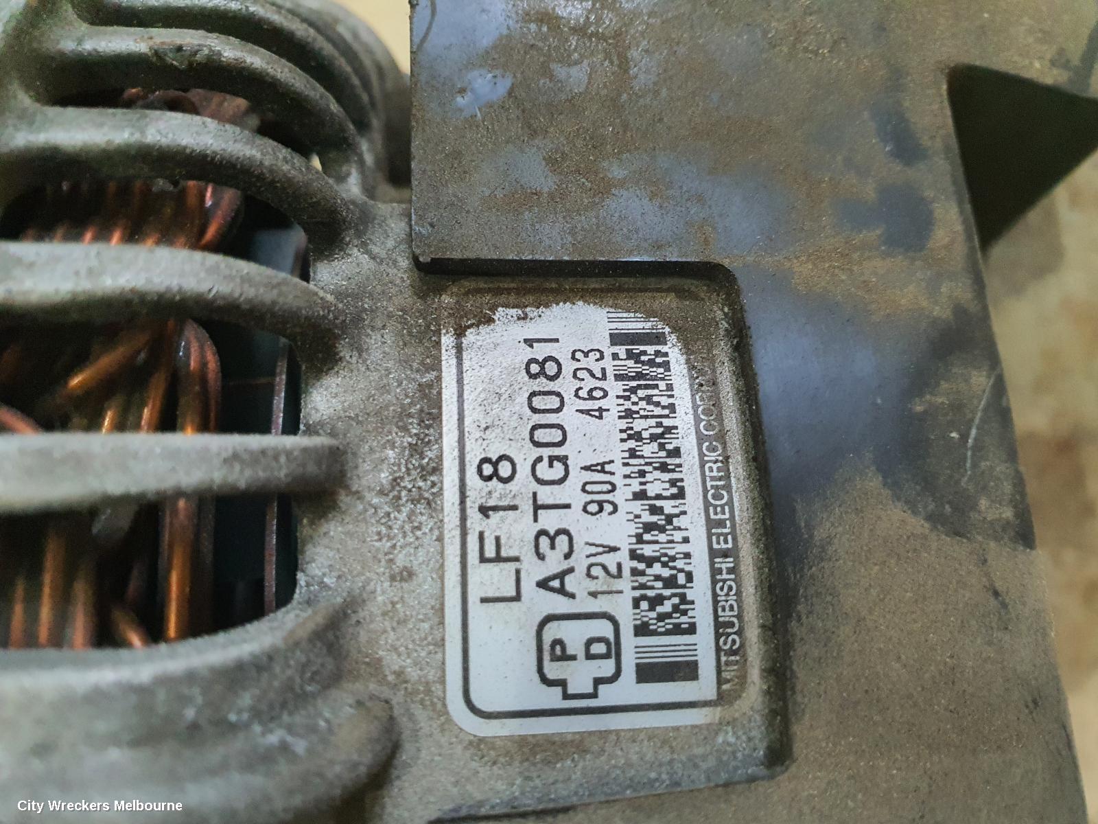 MAZDA 6 ALTERNATOR, PETROL, 2.3, L3, 2 PIN, NON CLUTCH TYPE PULLEY, GG/GY, 09/2002 - 06/2005 - Image 3