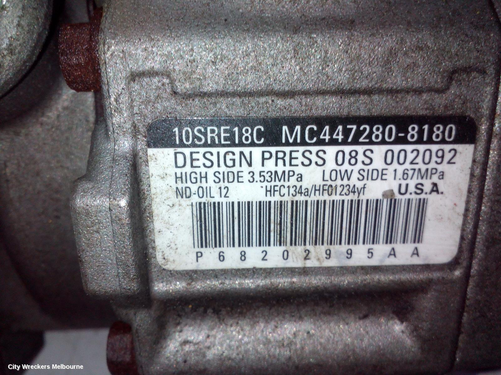 JEEP GRANDCHEROKEE A/C COMPRESSOR, WK, 3.0, DIESEL, 04/2013 - 02/2022 - Image 3