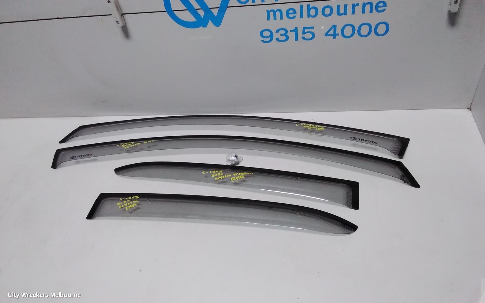 TOYOTA COROLLA WEATHER SHIELD, E210, 07/2018 ONWARDS - Image 3