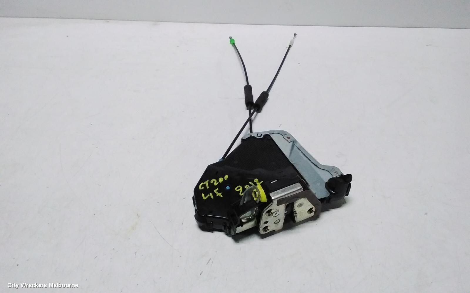 LEXUS CT200H DOOR/BOOT/GATE LOCK, LEFT FRONT DOOR LOCK, ZWA10, 12/2010 ONWARDS - Image 2