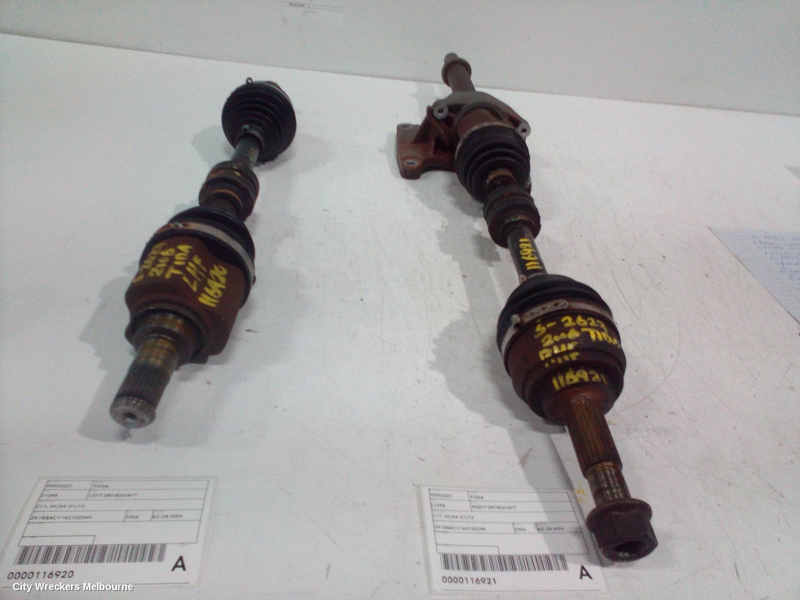 NISSAN TIIDA LEFT DRIVESHAFT, C11, 09/2004 - 01/2013 - Image 3