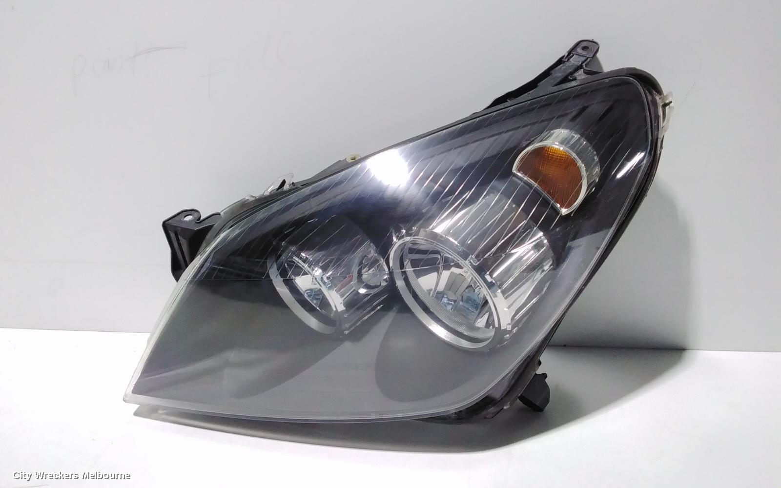 HOLDEN ASTRA LEFT HEADLAMP, AH, BLACK INSERT TYPE, 10/2004 - 08/2009 - Image 3