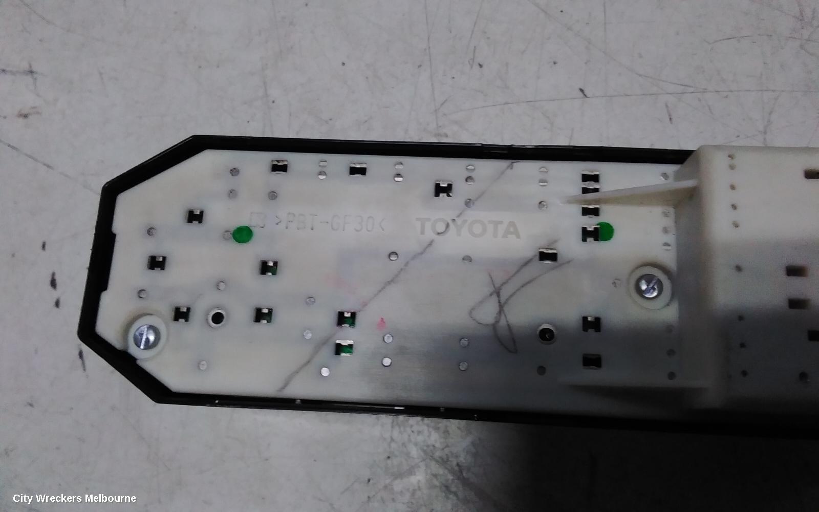 TOYOTA CAMRY PWR DR WIND SWITCH, RH FRONT (MASTER SWITCH), ACV40, 06/2006 - 11/2011 - Image 3