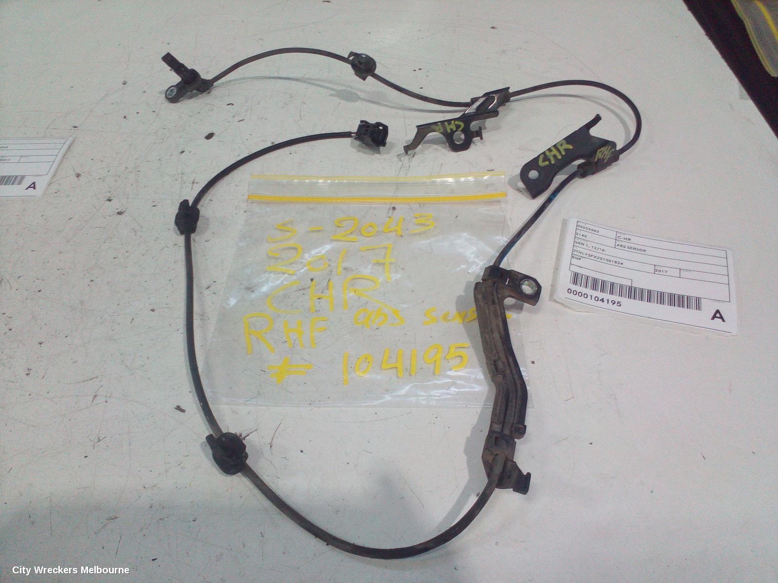 TOYOTA C-HR ABS SENSOR, GEN 1, 12/2016 - 09/2023 - Image 1
