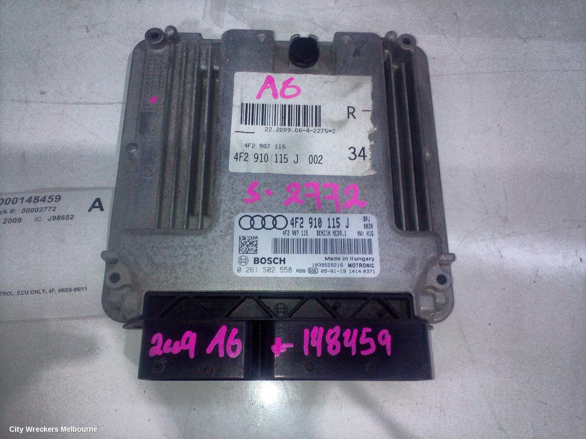 AUDI A6 ECU, ENGINE ECU, 2.0, PETROL, ECU ONLY, 4F, 09/2006 - 06/2011 - Image 2