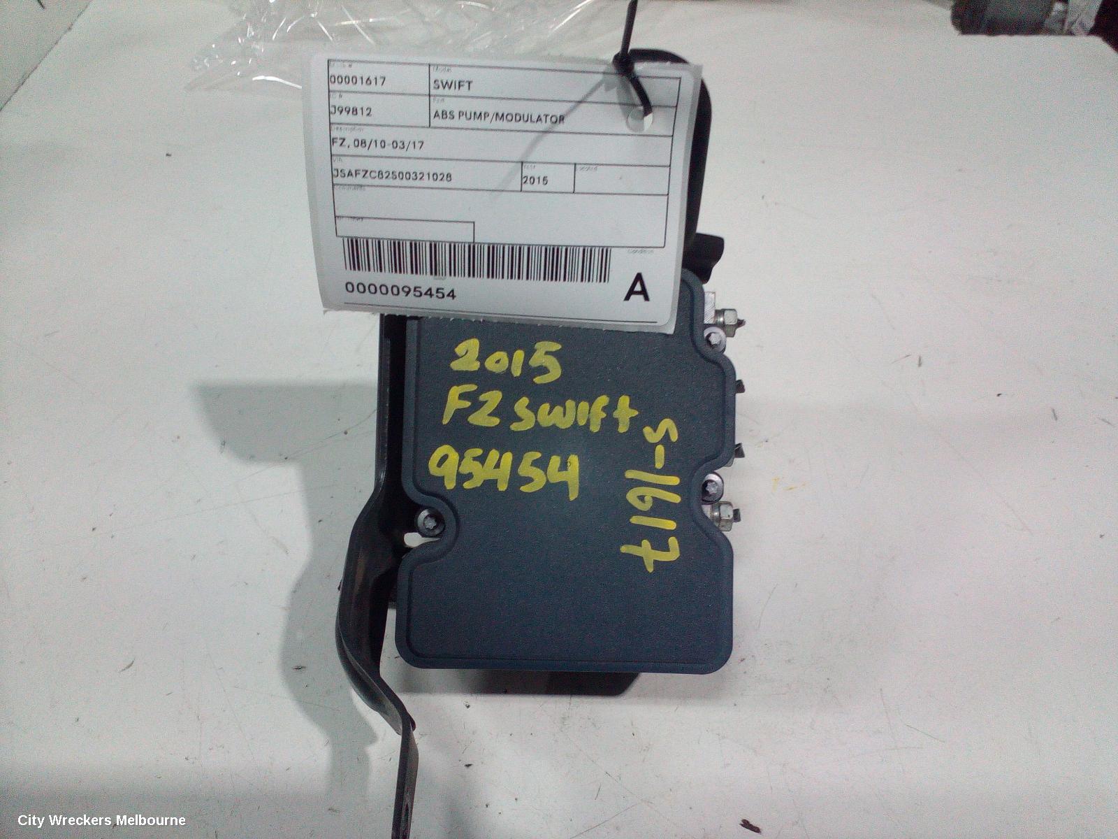 SUZUKI SWIFT ABS PUMP/MODULATOR, FZ, 08/2010 - 03/2017 - Image 1