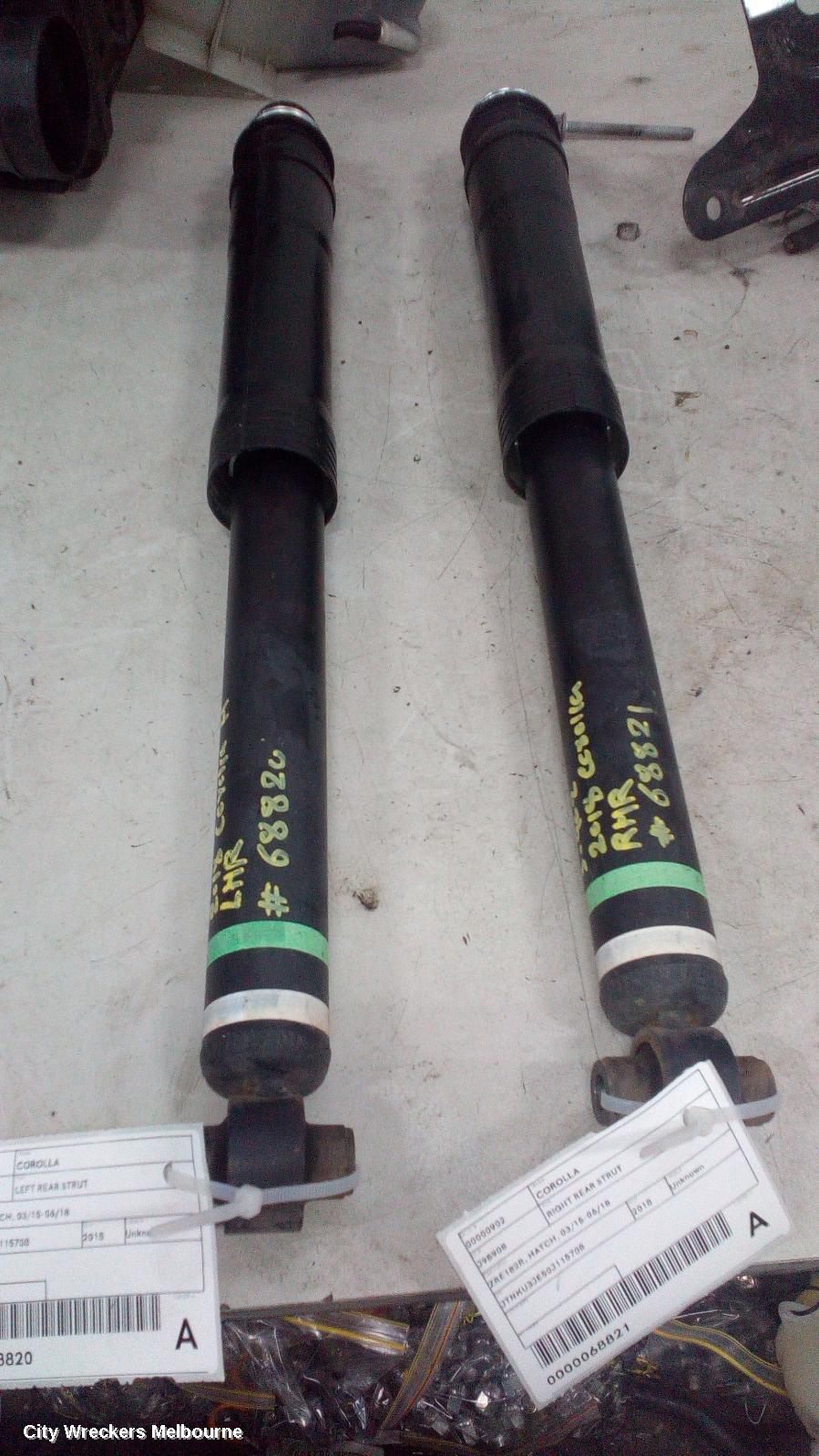 TOYOTA COROLLA RIGHT REAR STRUT, ZRE182R, HATCH, 03/2015 - 06/2018 - Image 2