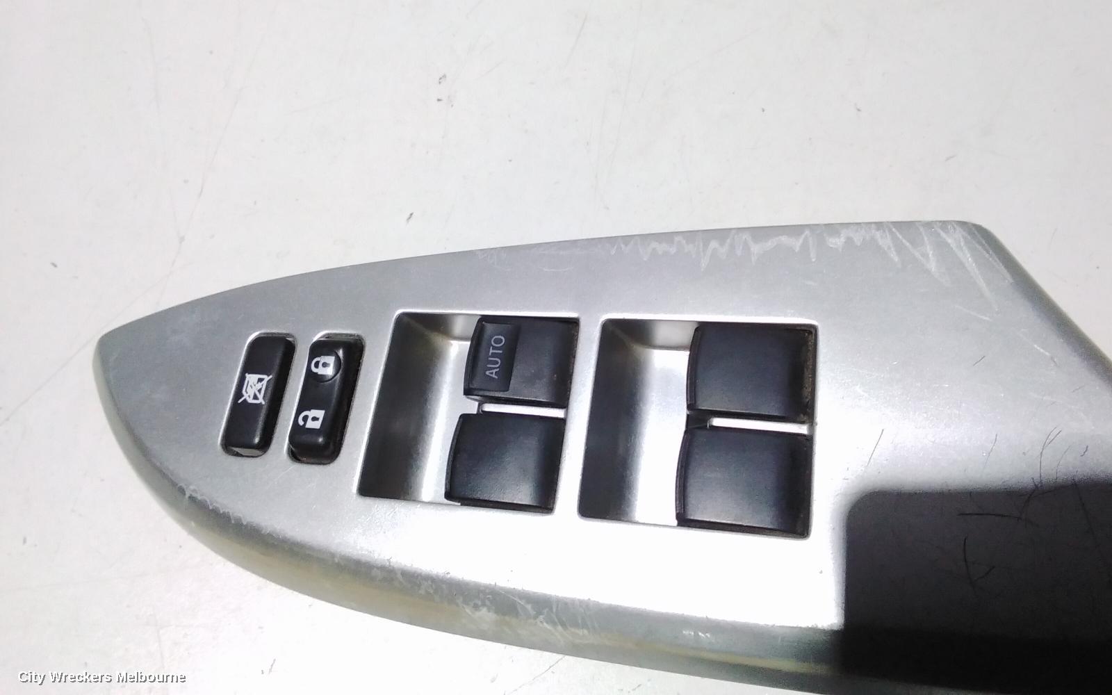TOYOTA COROLLA PWR DR WIND SWITCH, RH FRONT (MASTER SWITCH), 4 DOOR TYPE, ZRE152, 03/2007 - 09/2012 - Image 3