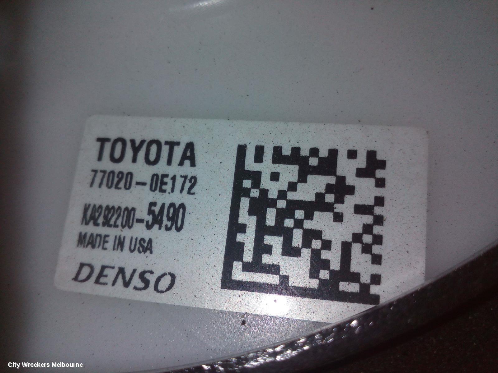 TOYOTA KLUGER FUEL PUMP, XU70 SERIES, 03/2021 ONWARDS - Image 3