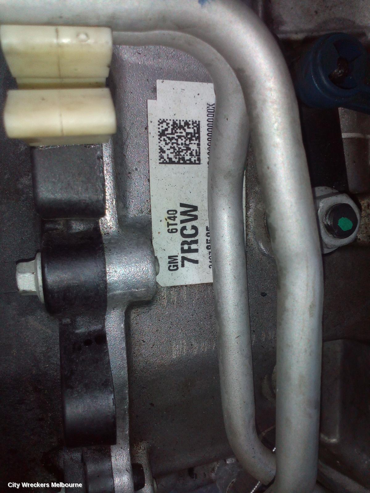 HOLDEN TRAX TRANS/GEARBOX, AUTO, PETROL, 1.4, TURBO, 7RCW TAG, TJ SERIES, 10/2016 - 12/2020 - Image 3