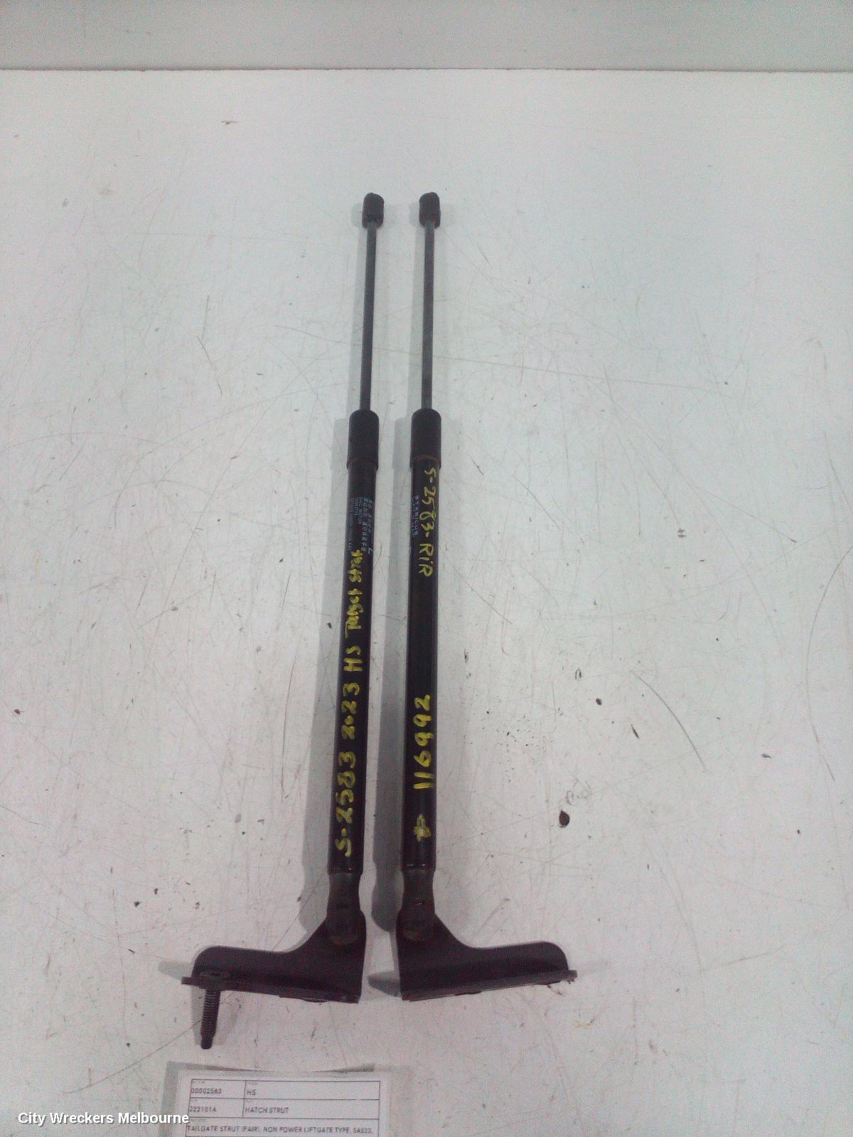MG HS HATCH STRUT, TAILGATE STRUT (PAIR), NON POWER LIFTGATE TYPE, SAS23, 09/2019 ONWARDS - Image 2