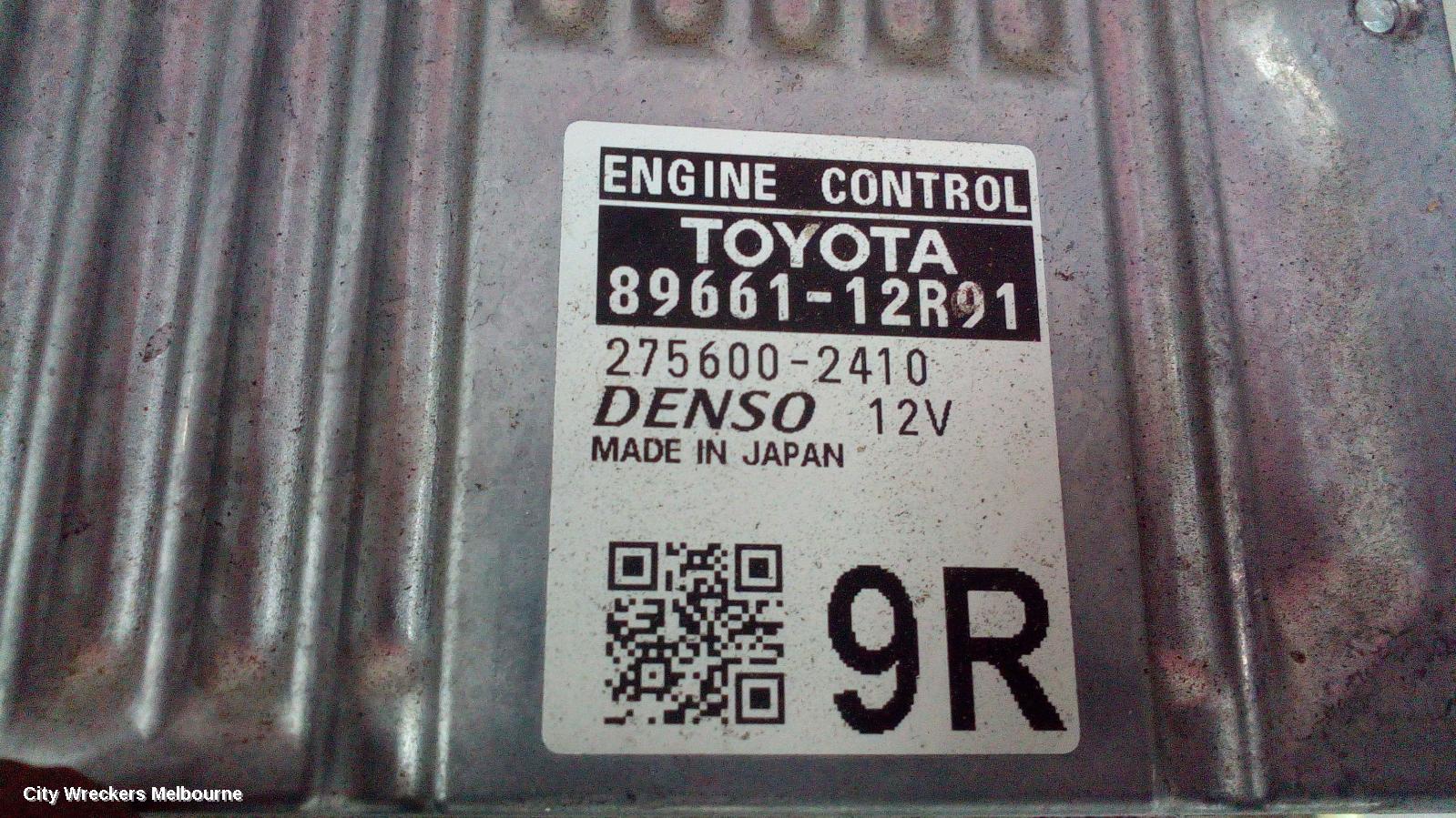 TOYOTA COROLLA ECU, ENGINE ECU, AUTO T/M, ECU ONLY, ZRE182R, 10/2012 - 06/2018 - Image 1