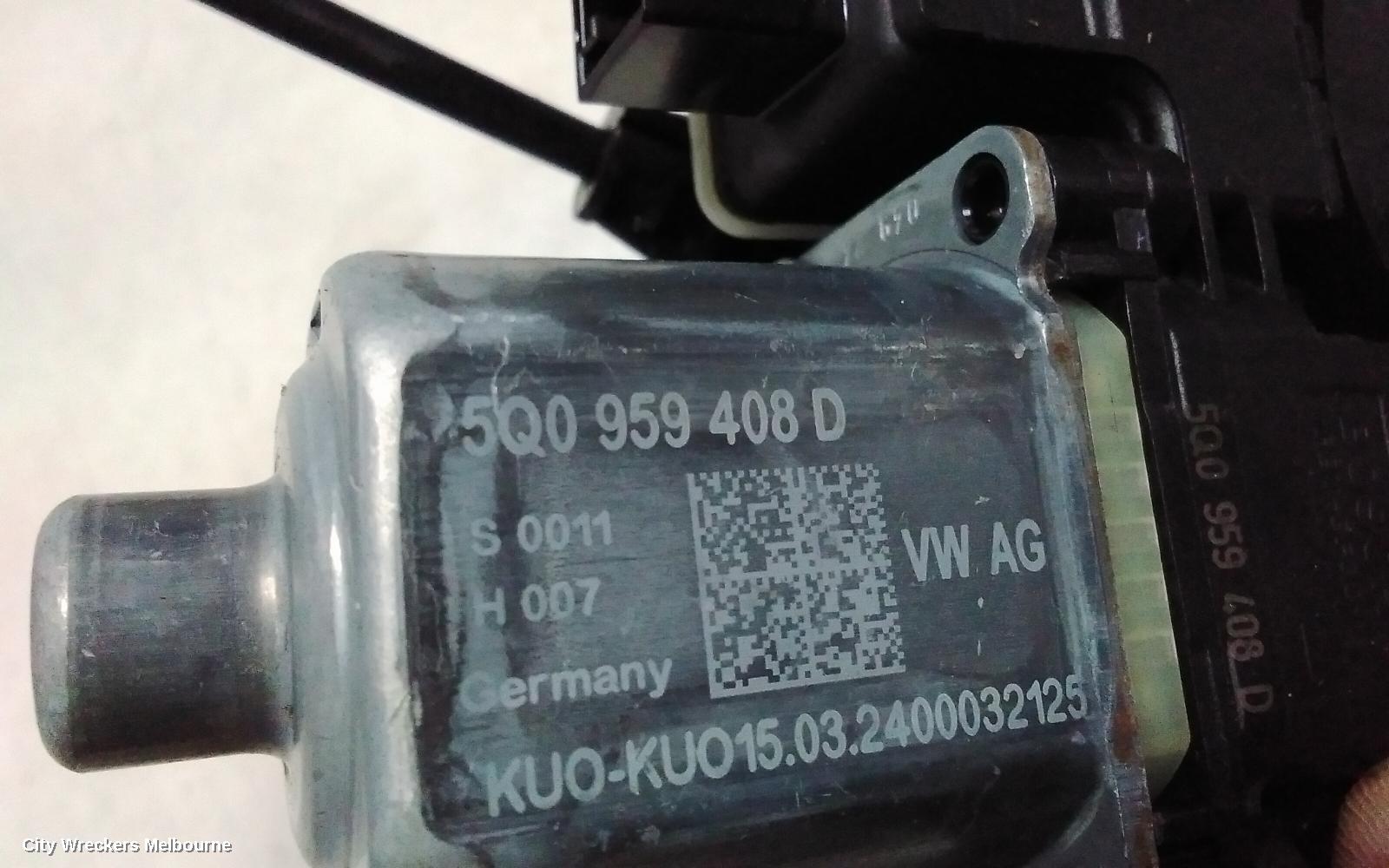 VOLKSWAGEN POLO RIGHT REAR WND REG/MOTOR, AW, 09/2017 ONWARDS - Image 3