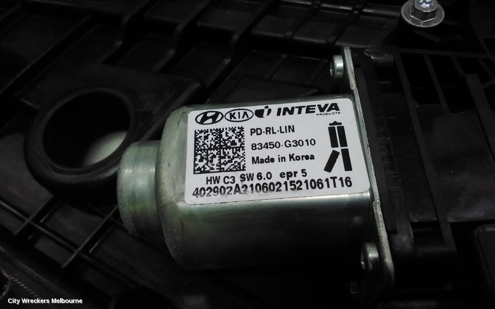 HYUNDAI I30 LEFT REAR WND REG/MOTOR, PD, HATCH (S. KOREA VIN KMHH), DOOR REG ASSY (REG AND MOTOR), 03/2017 ONWARDS - Image 3