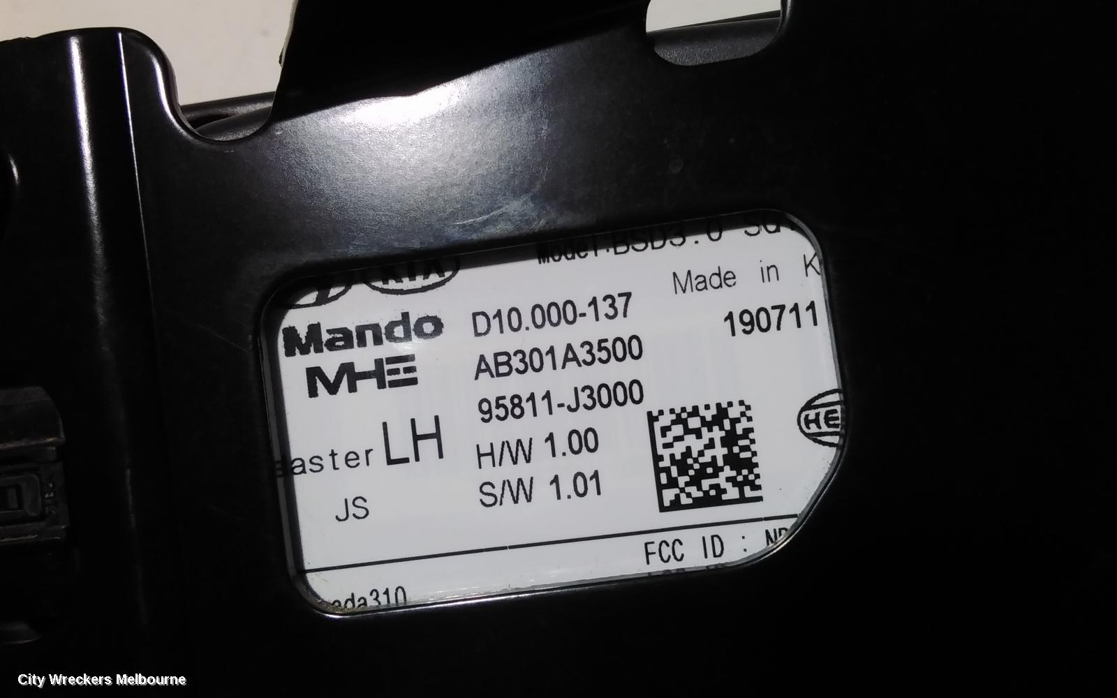 HYUNDAI VELOSTER, JS, 09/2019 - 07/2021, LHR BLIND SPOT MODULE P.N: 95811-J3000: 90455 - Image 2