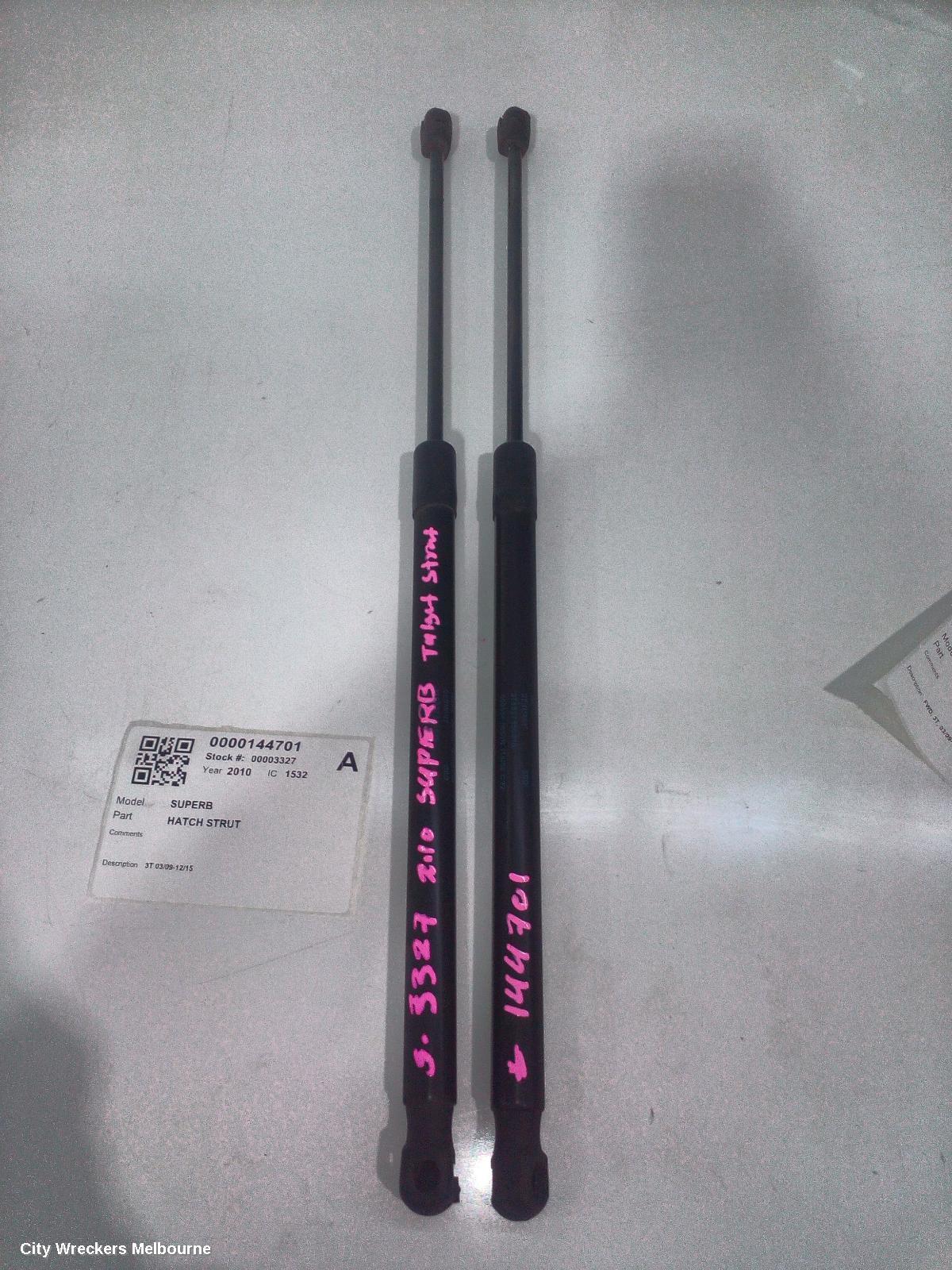 SKODA SUPERB HATCH STRUT, 3T 03/2009 - 12/2015 - Image 2