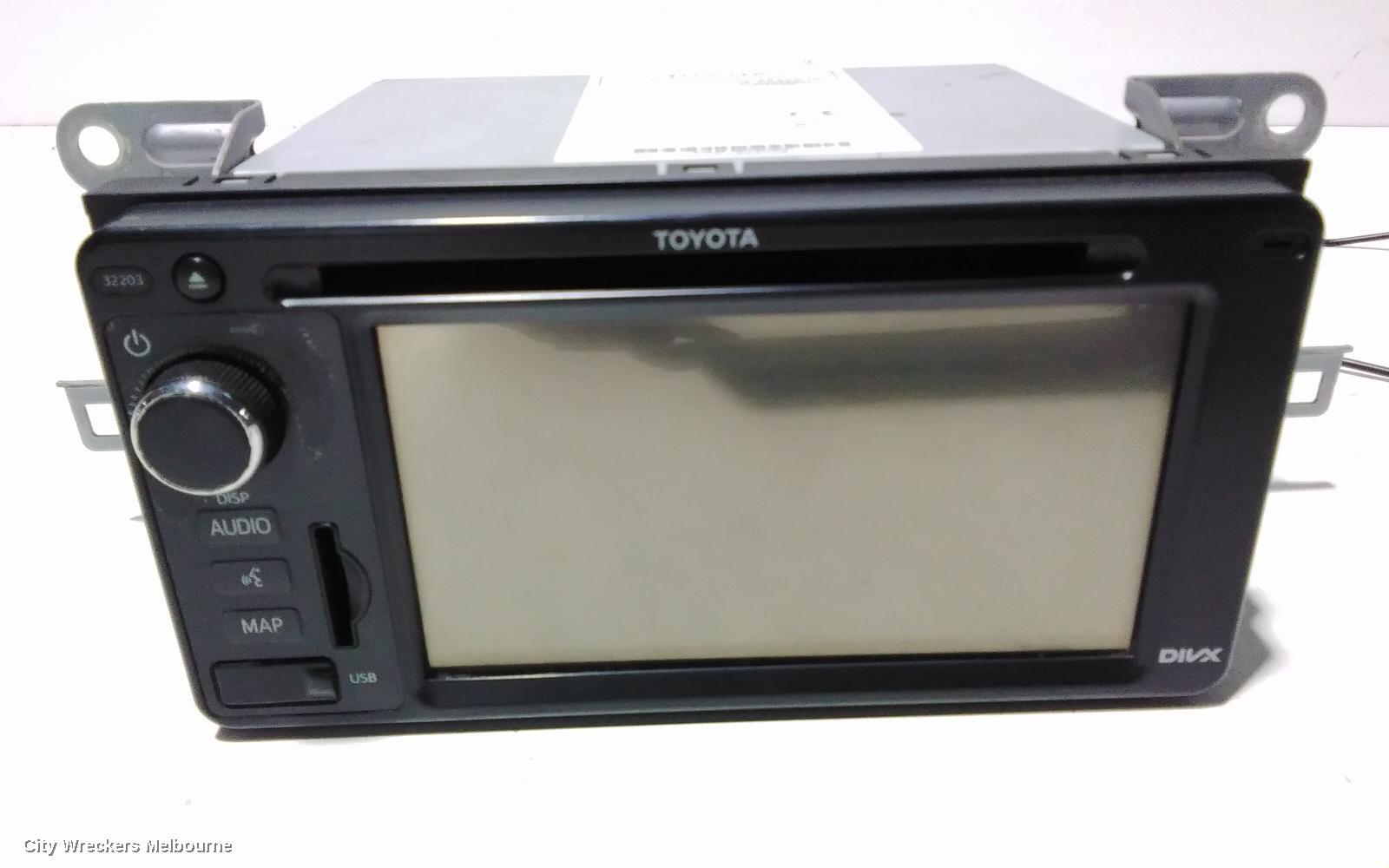 TOYOTA COROLLA RADIO/CD/DVD/SAT/TV, SINGLE DISC CD PLAYER (P/N ON FACE 22840), ZRE182R, HATCH, 10/2012 - 03/2015 - Image 2