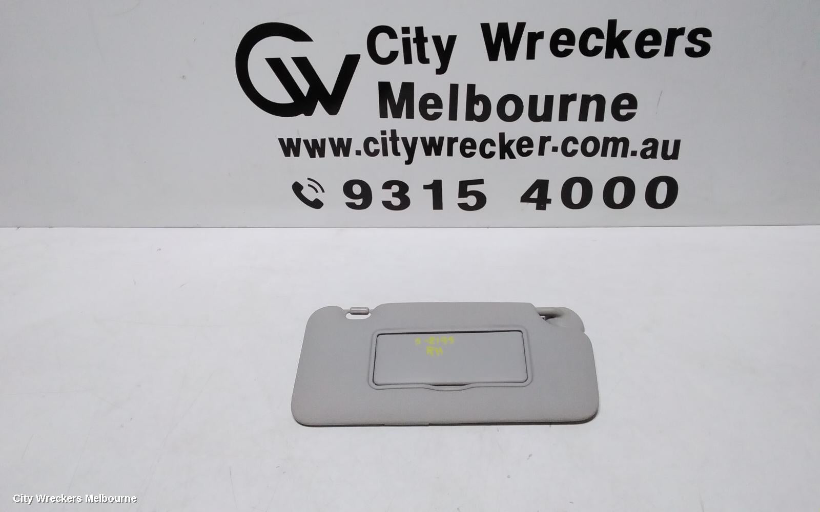 HONDA HRV SUNVISOR, RU5, RH SIDE, 12/2014 - 10/2021 - Image 1
