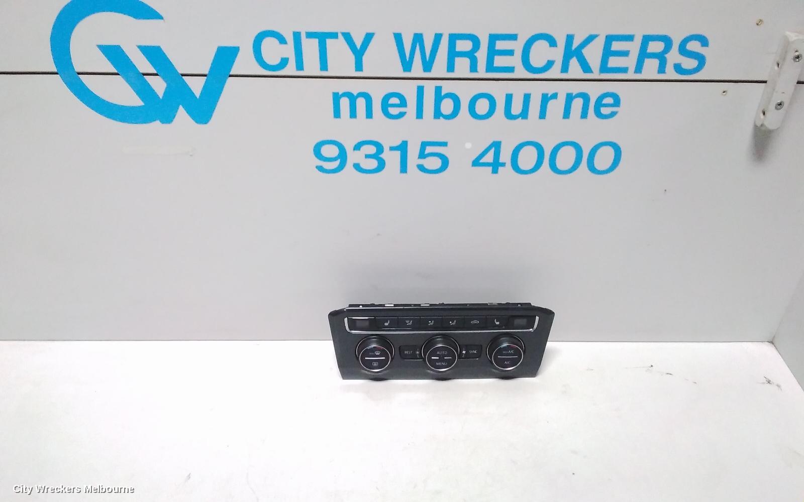 VOLKSWAGEN TIGUAN HEATER/AC CONTROLS, 5NA, FRONT, THREE ZONE CLIMATE CONTROL, W/ SEAT HEATING TYPE, 06/2016 - 05/2021 - Image 1