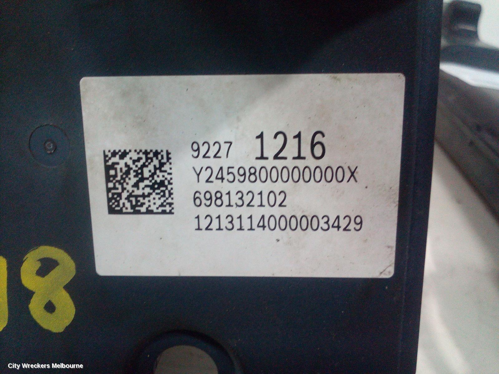 HOLDEN COMMODORE ABS PUMP/MODULATOR, VF, 05/2013 - 12/2017 - Image 1
