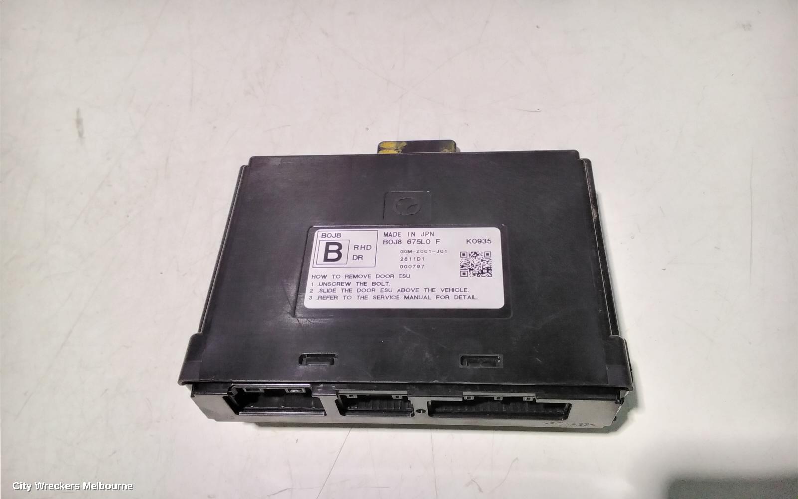 MAZDA 3, BP, 03/2019 ONWARDS, B0J8-675L0 F DOOR CONTROL MODULE LHF: 95647 - Image 1