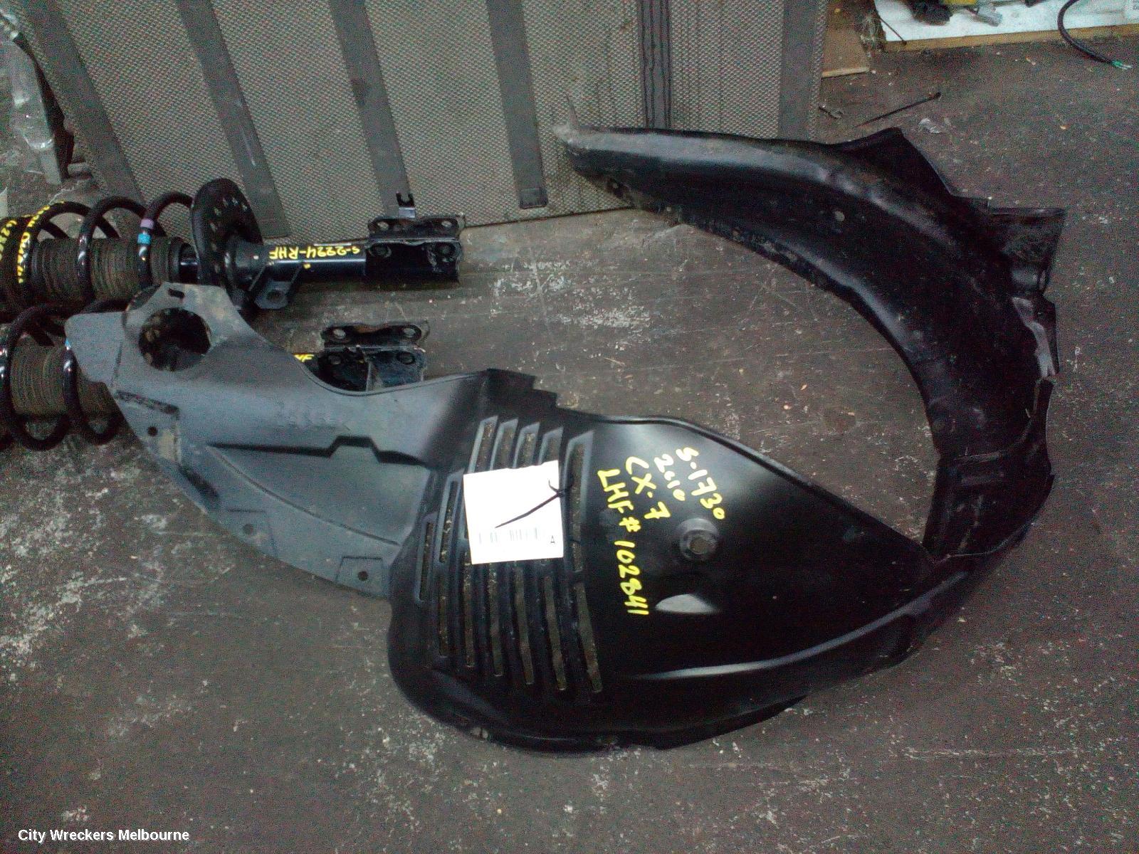 MAZDA CX7 LEFT GUARD LINER, ER, PETROL TYPE, 06/2009 - 02/2012 - Image 2