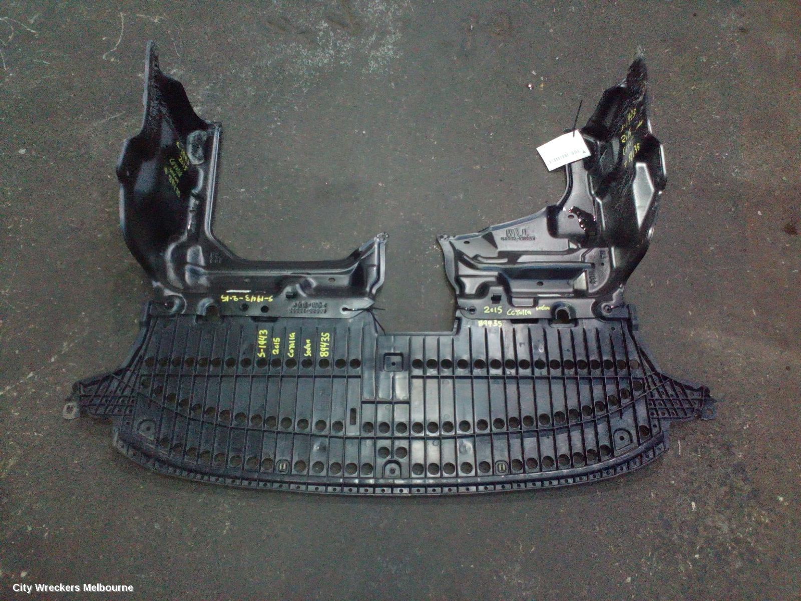 TOYOTA COROLLA LOWER ENGINE SPLASH TRAY, FRONT, HATCH, ZRE182/ZRE186, 10/2012 - 06/2018 - Image 2