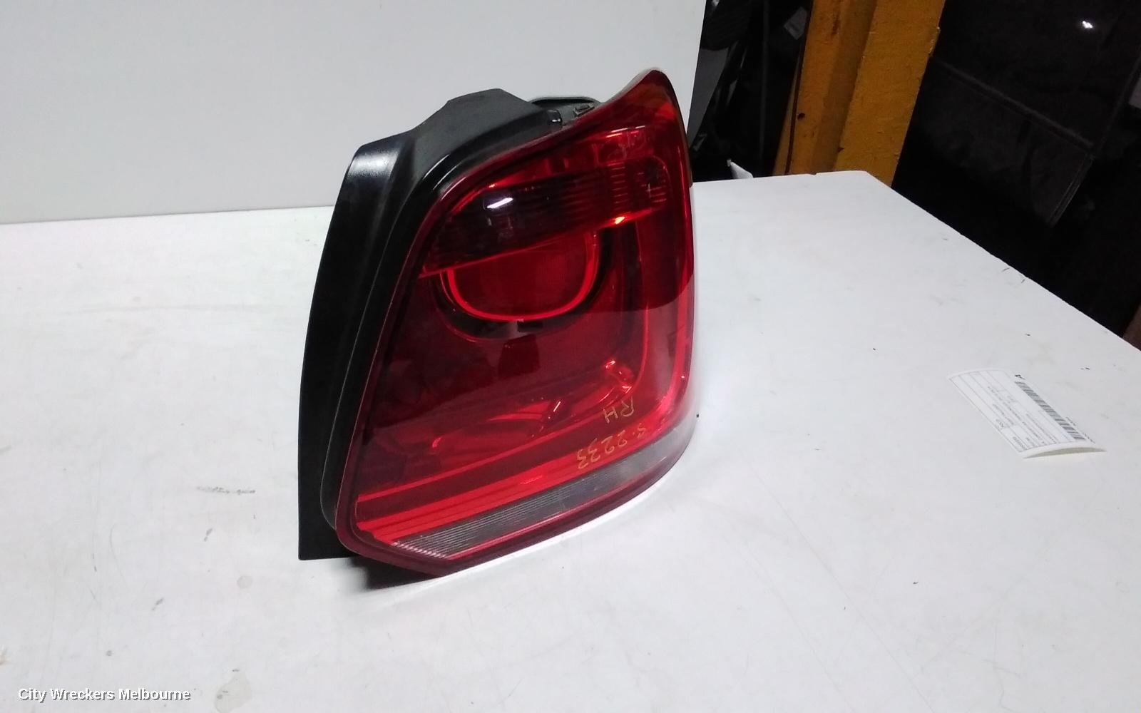 VOLKSWAGEN POLO RIGHT TAILLIGHT, 6R, COMFORTLINE/TRENDLINE/GTI, 05/2010 - 05/2014 - Image 2