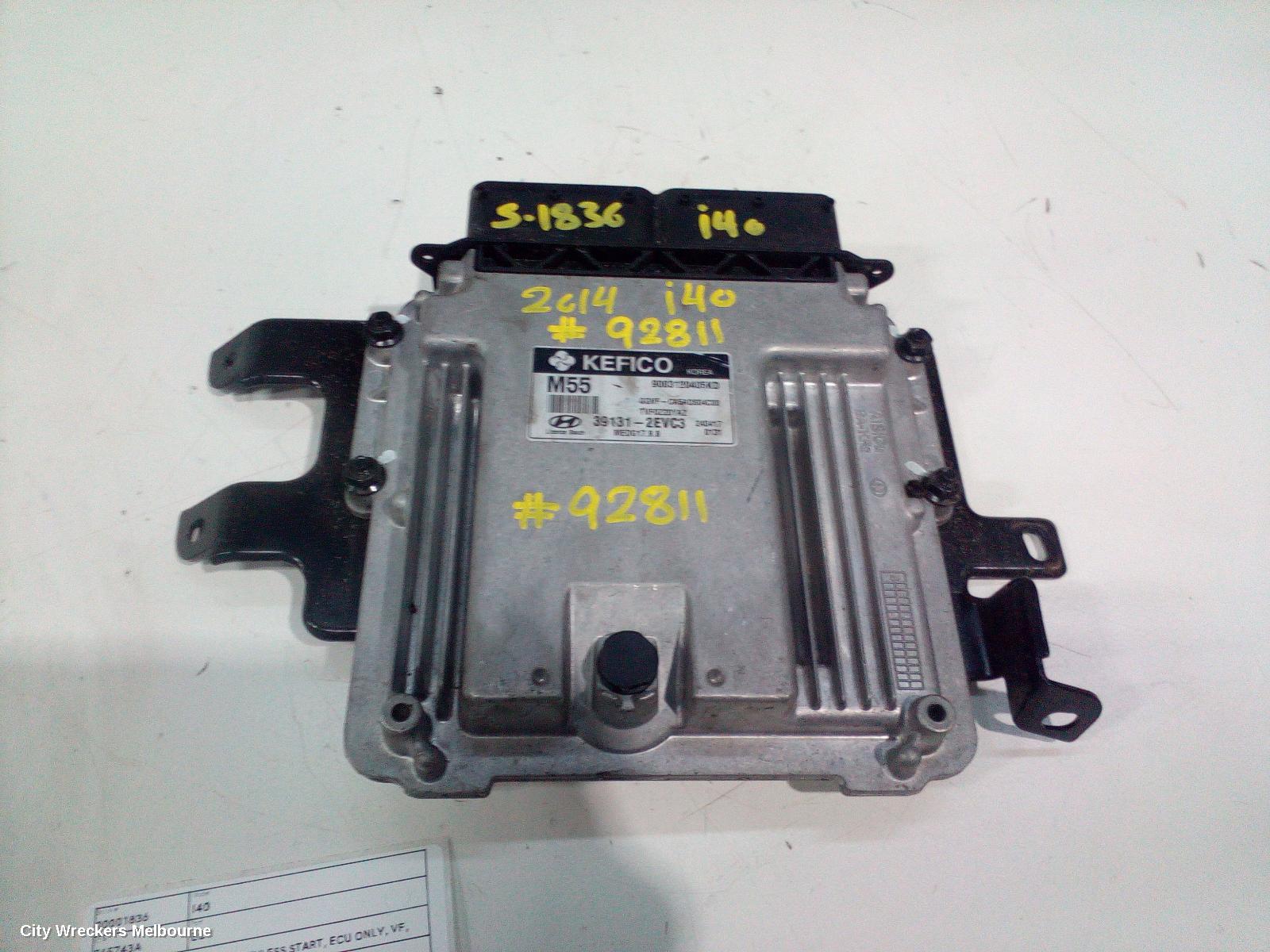 HYUNDAI I40 ECU, ENGINE ECU, SEDAN, NON KEYLESS START, ECU ONLY, VF, 06/2012 - 05/2015 - Image 3