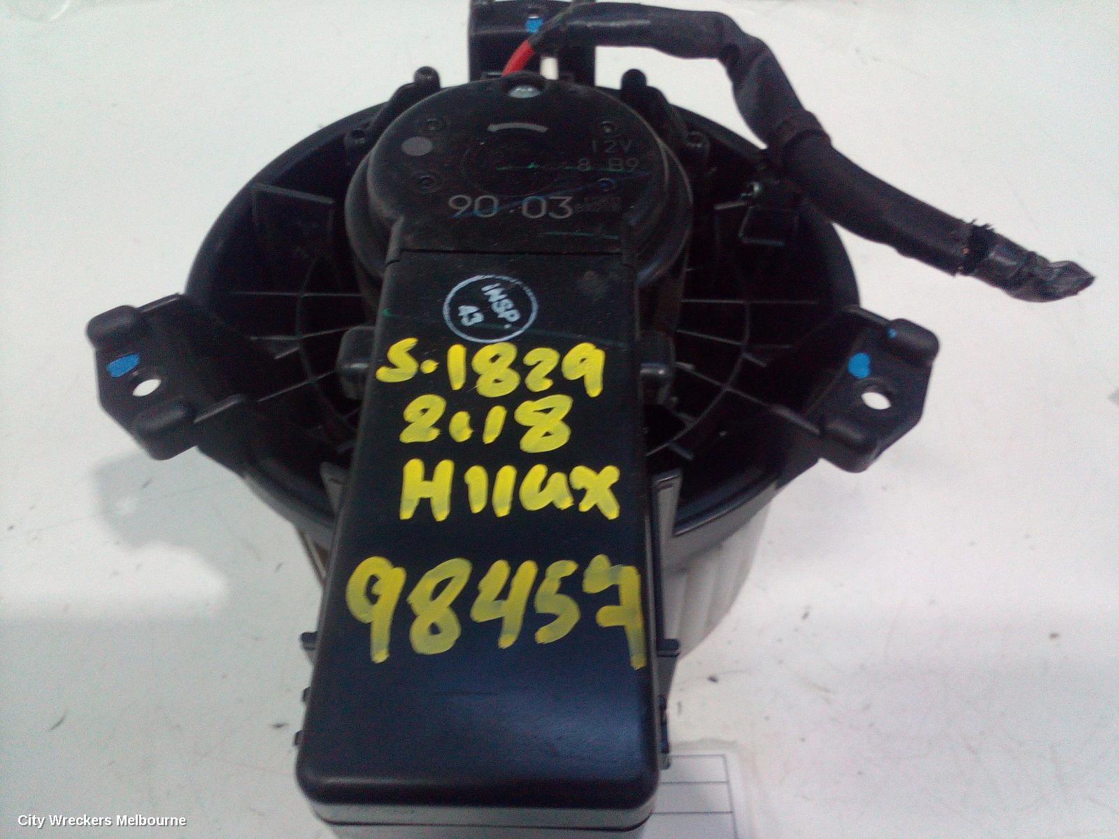 TOYOTA HILUX HEATER FAN MOTOR, 09/2015 ONWARDS - Image 2