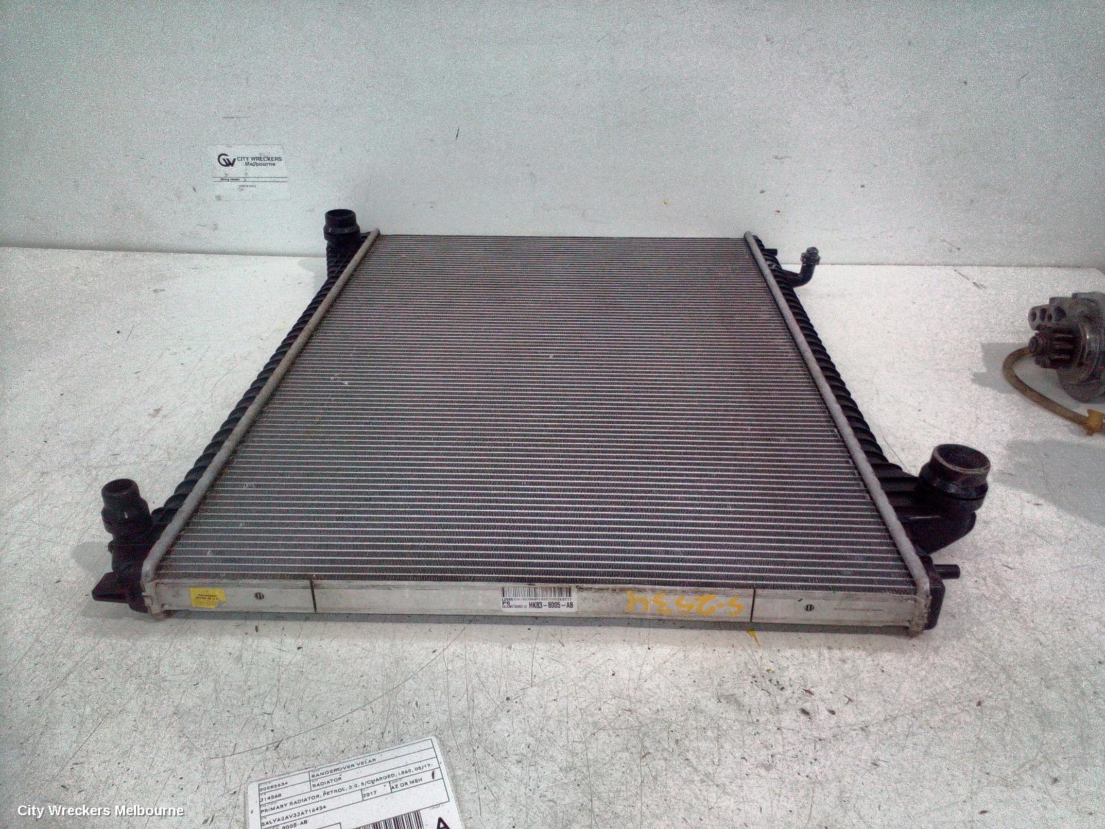 LAND ROVER RANGEROVER VELAR RADIATOR, PRIMARY RADIATOR, PETROL, 3.0, S/CHARGED, L560, 05/2017 ONWARDS - Image 3