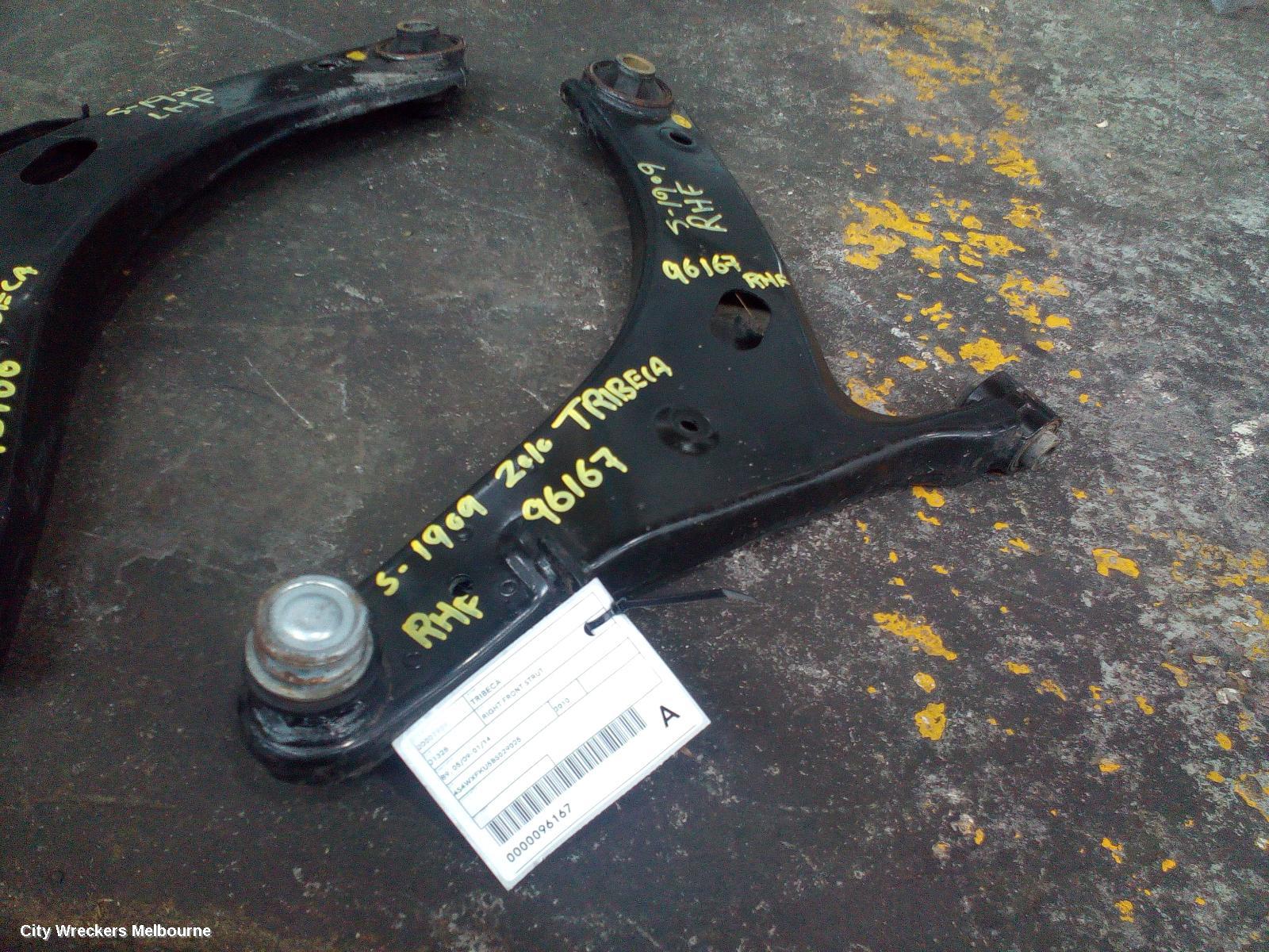 SUBARU TRIBECA RIGHT FRONT STRUT, B9, 05/2009 - 01/2014 - Image 1