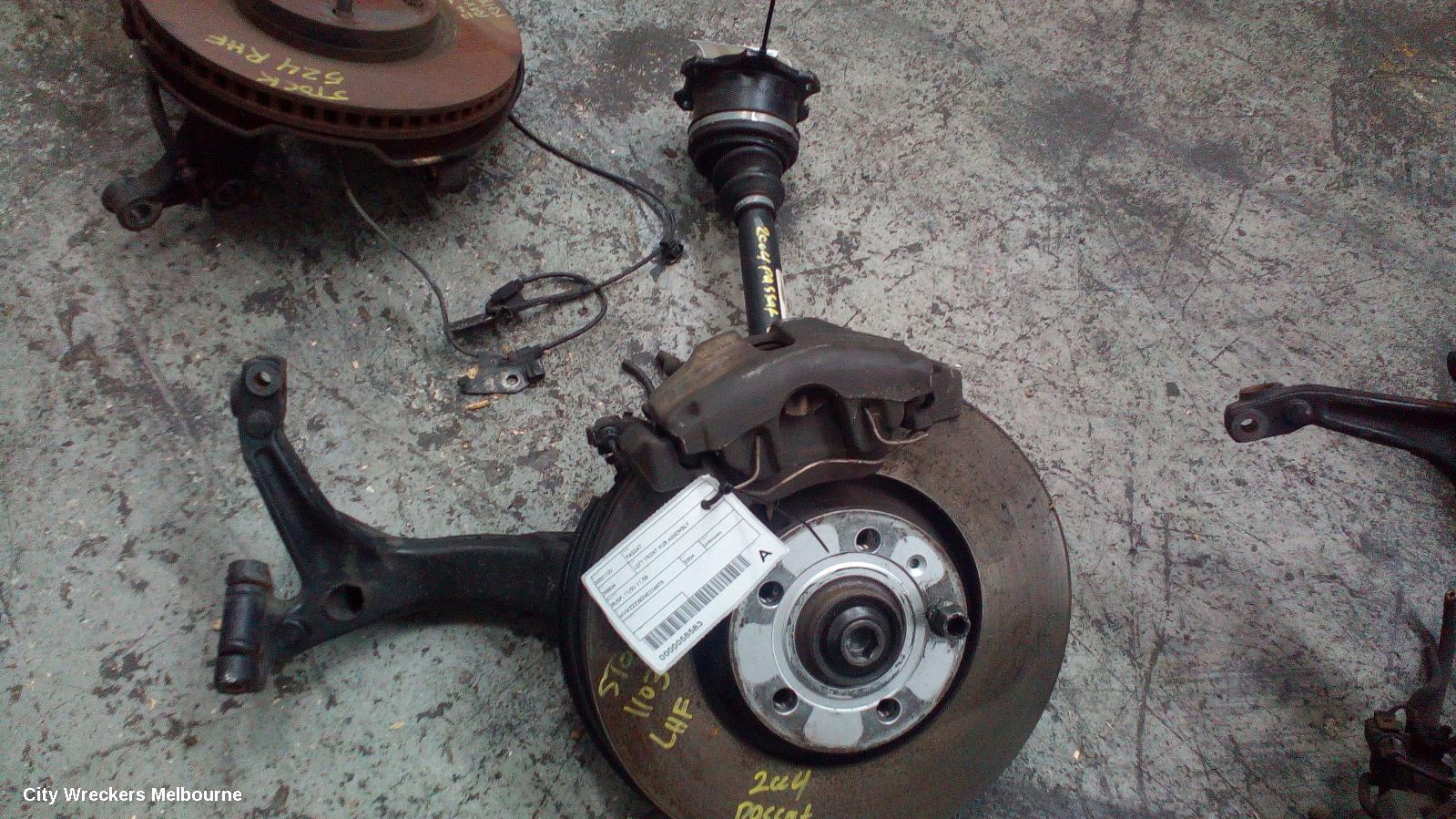 VOLKSWAGEN PASSAT LEFT FRONT HUB ASSEMBLY, 3B/GP, 11/2002 - 11/2005 - Image 1