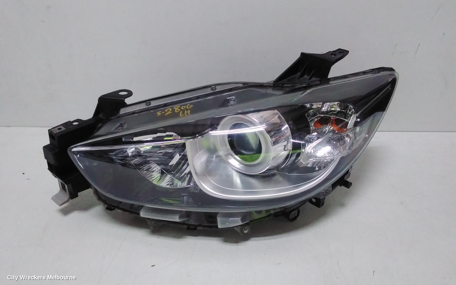 MAZDA CX5 LEFT HEADLAMP, KE, MAXX/MAXX SPORT, HALOGEN, MANUAL ADJ, 02/2012 - 12/2016 - Image 2