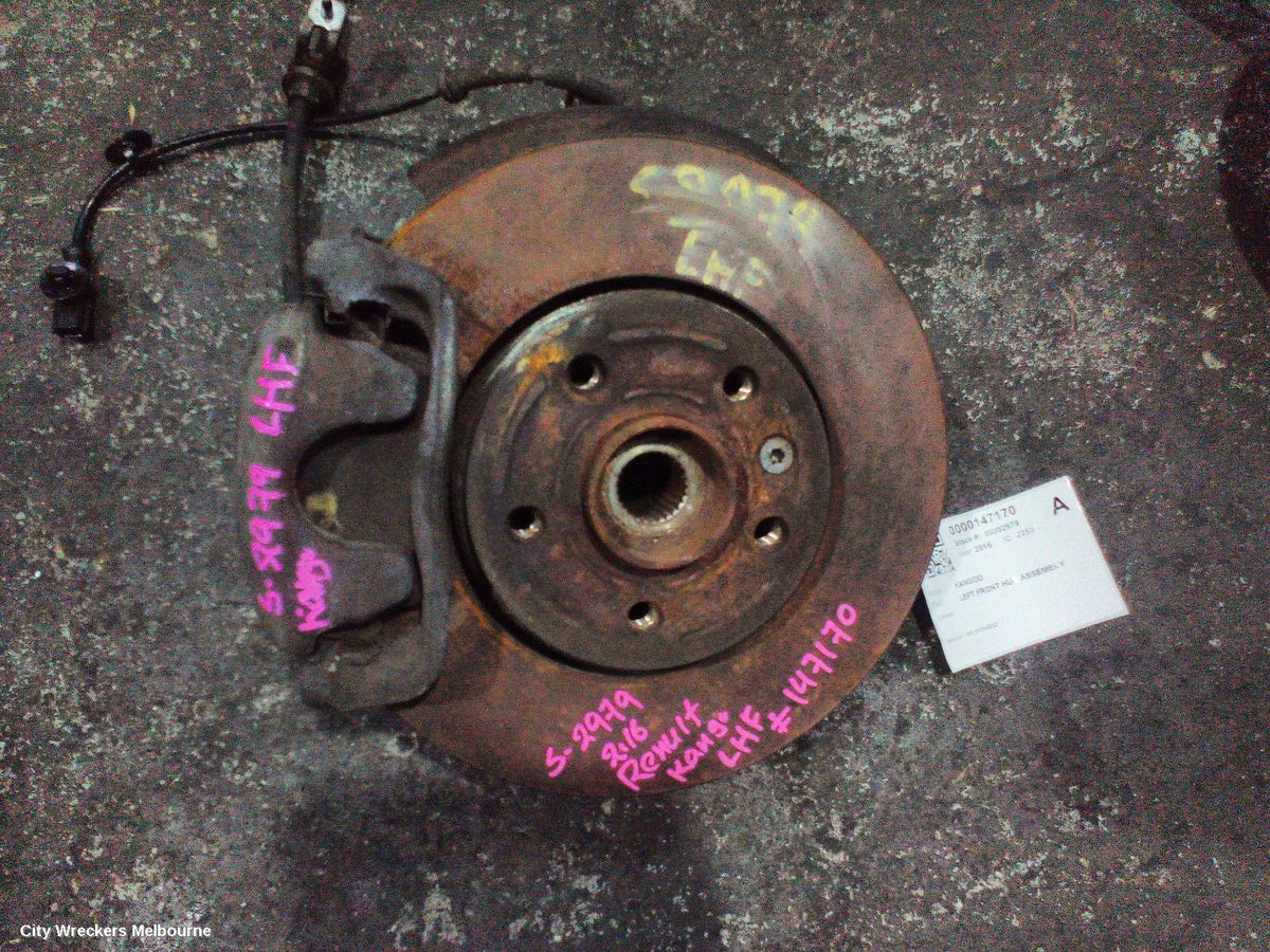 RENAULT KANGOO LEFT FRONT HUB ASSEMBLY, X61, 10/2010 - 02/2022 - Image 2