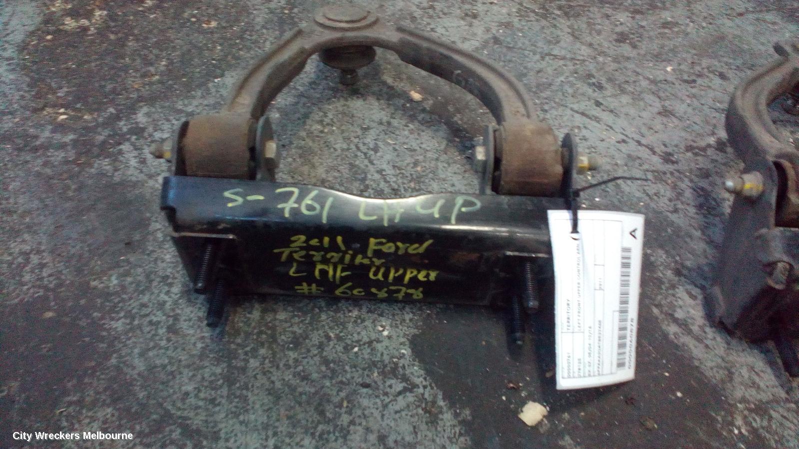 FORD TERRITORY LEFT FRONT UPPER CONTROL ARM, SX-SZ, 05/2004 - 12/2016 - Image 1