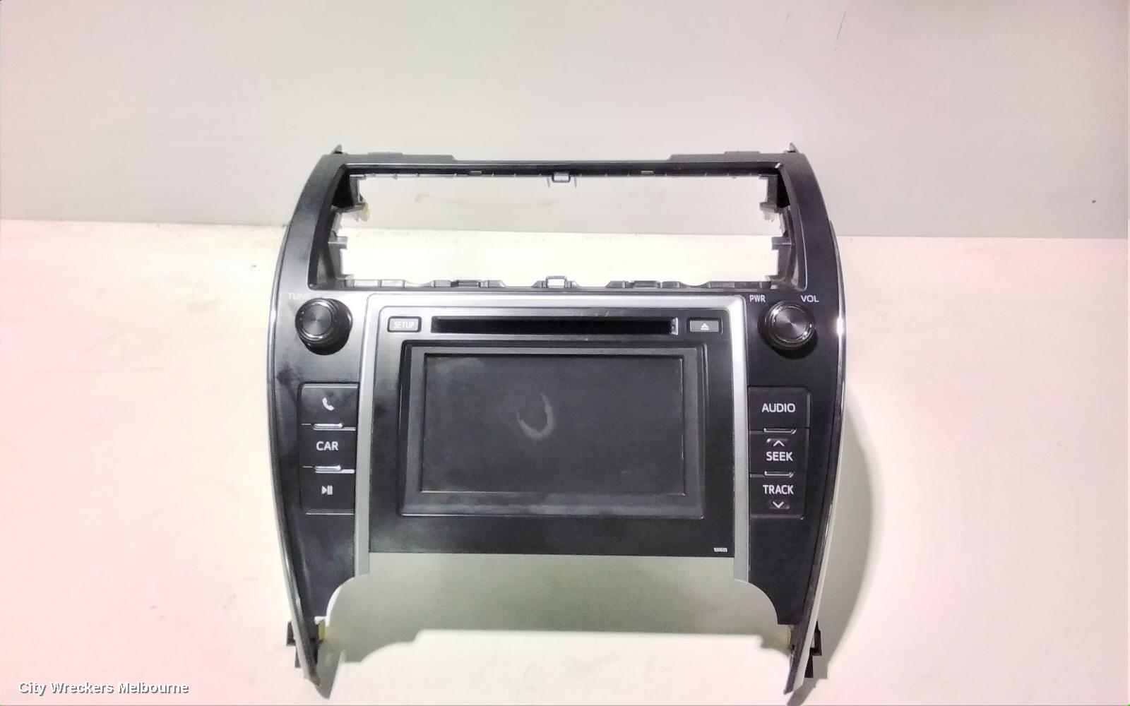 TOYOTA CAMRY RADIO/CD/DVD/SAT/TV, 6.1IN TOUCHSCREEN (P/N ON FACE 100035), ASV50/AVV50, 12/2011 - 05/2015 - Image 1