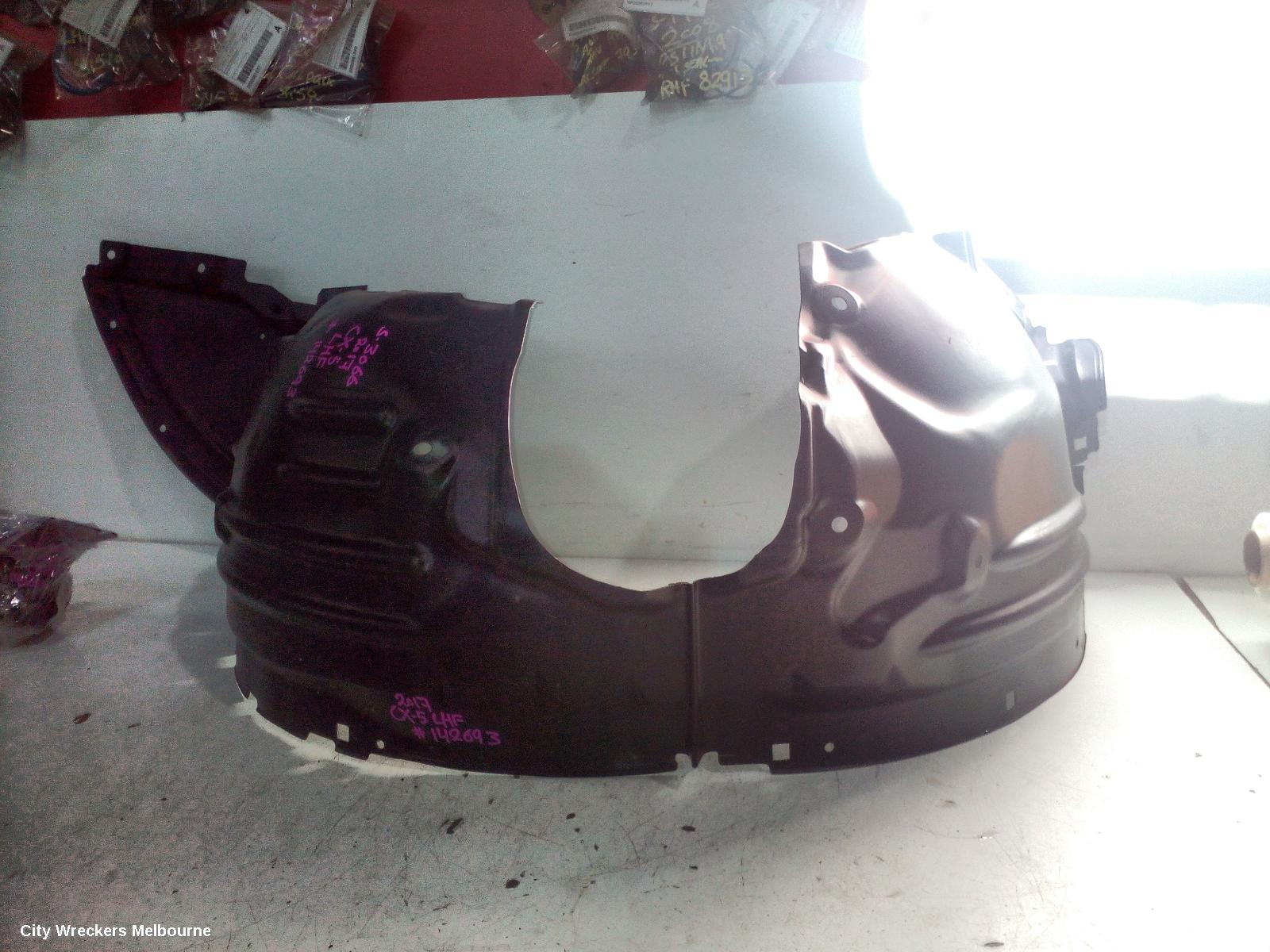 MAZDA CX5 LEFT GUARD LINER, FRONT, KF, 02/2017 - 08/2021 - Image 1