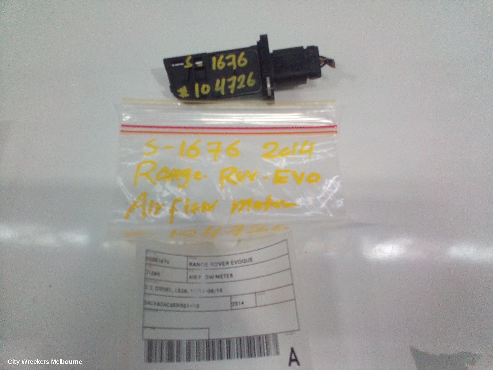 LAND ROVER RANGEROVER EVOQUE AIR FLOW METER, 2.2, DIESEL, L538, 11/2011 - 08/2015 - Image 2
