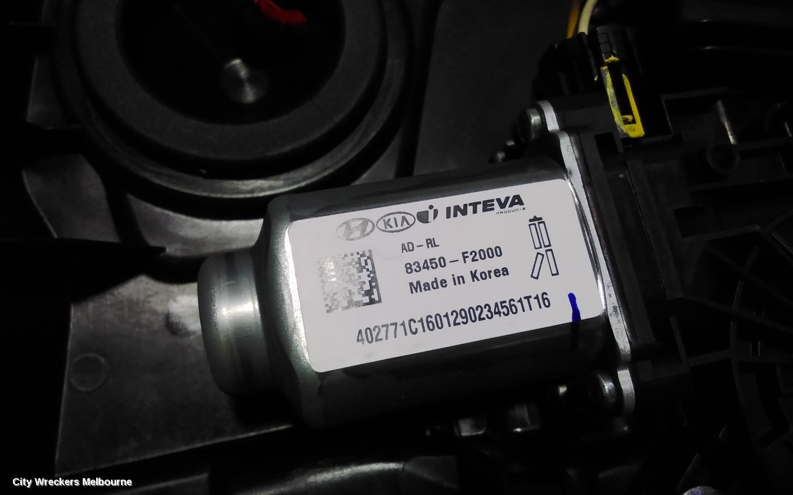 HYUNDAI ELANTRA LEFT REAR WND REG/MOTOR, AD, 12/2015 - 12/2020 - Image 3