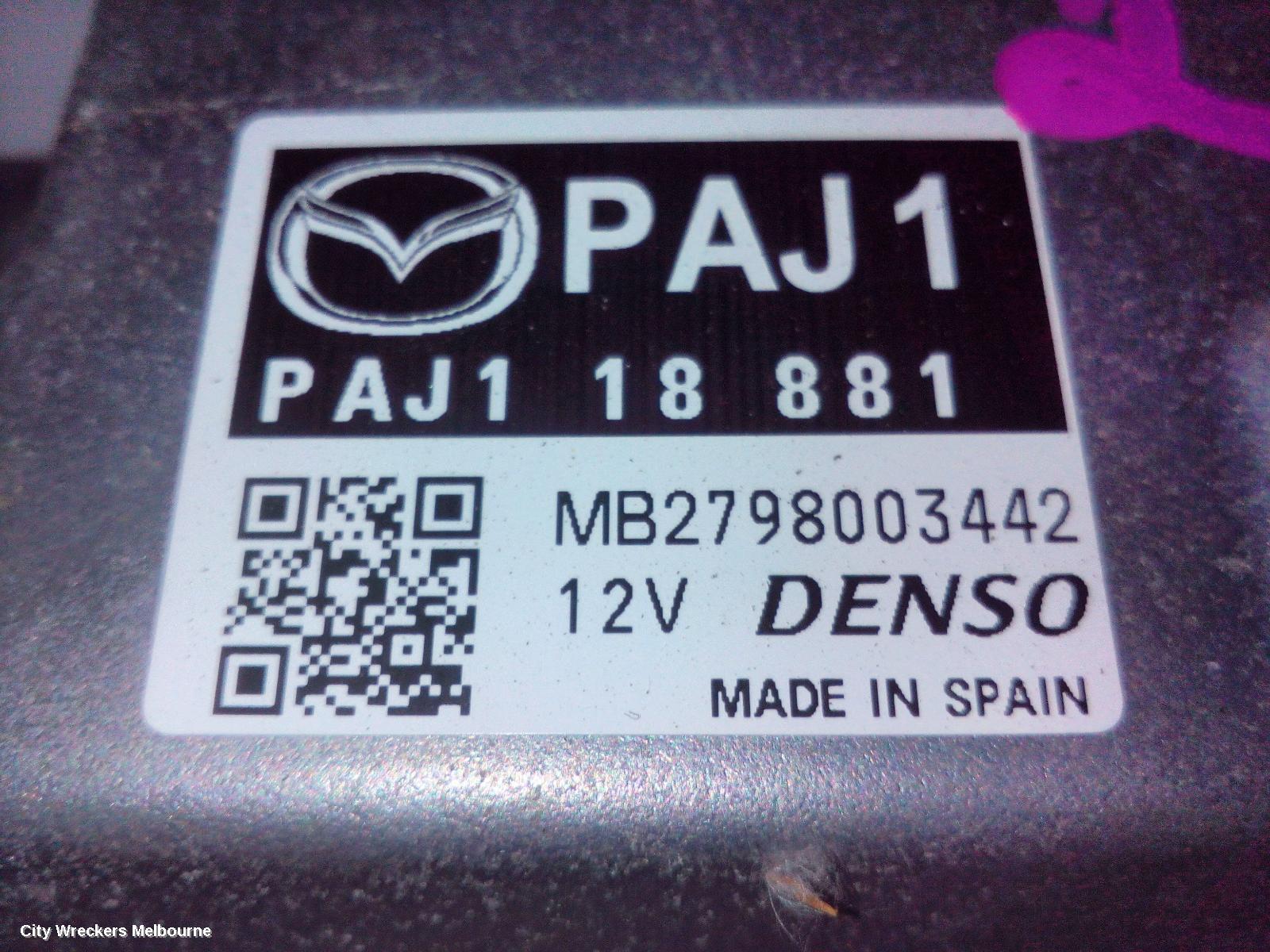 MAZDA 3 ECU, ENGINE ECU, 2.5, PETROL, ECU ONLY, BP, 03/2019 ONWARDS - Image 3